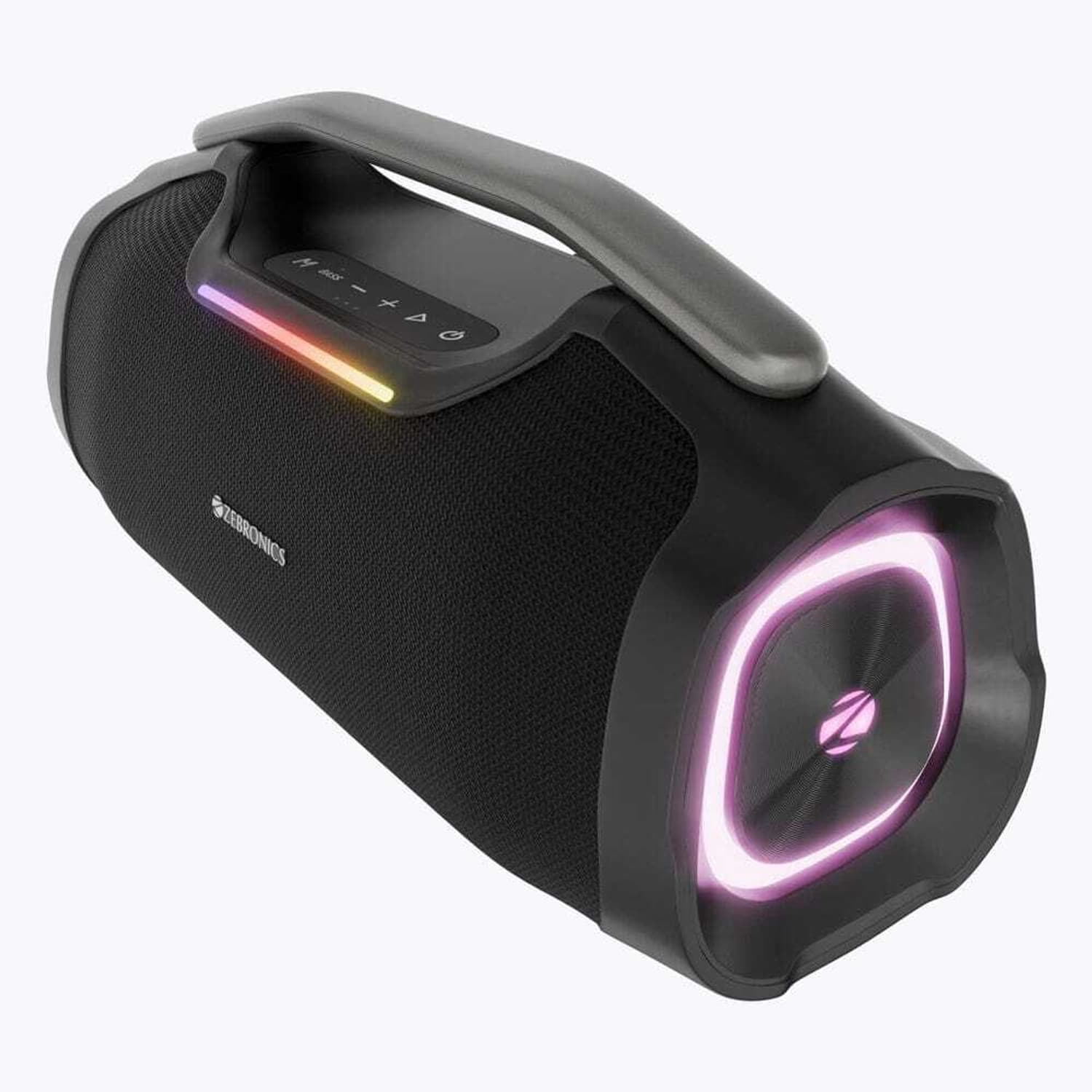 ZEBRONICS Zeb Sound Feast 450 50 W Bluetooth Party Speaker (Black, 5 Way Speaker Channel)