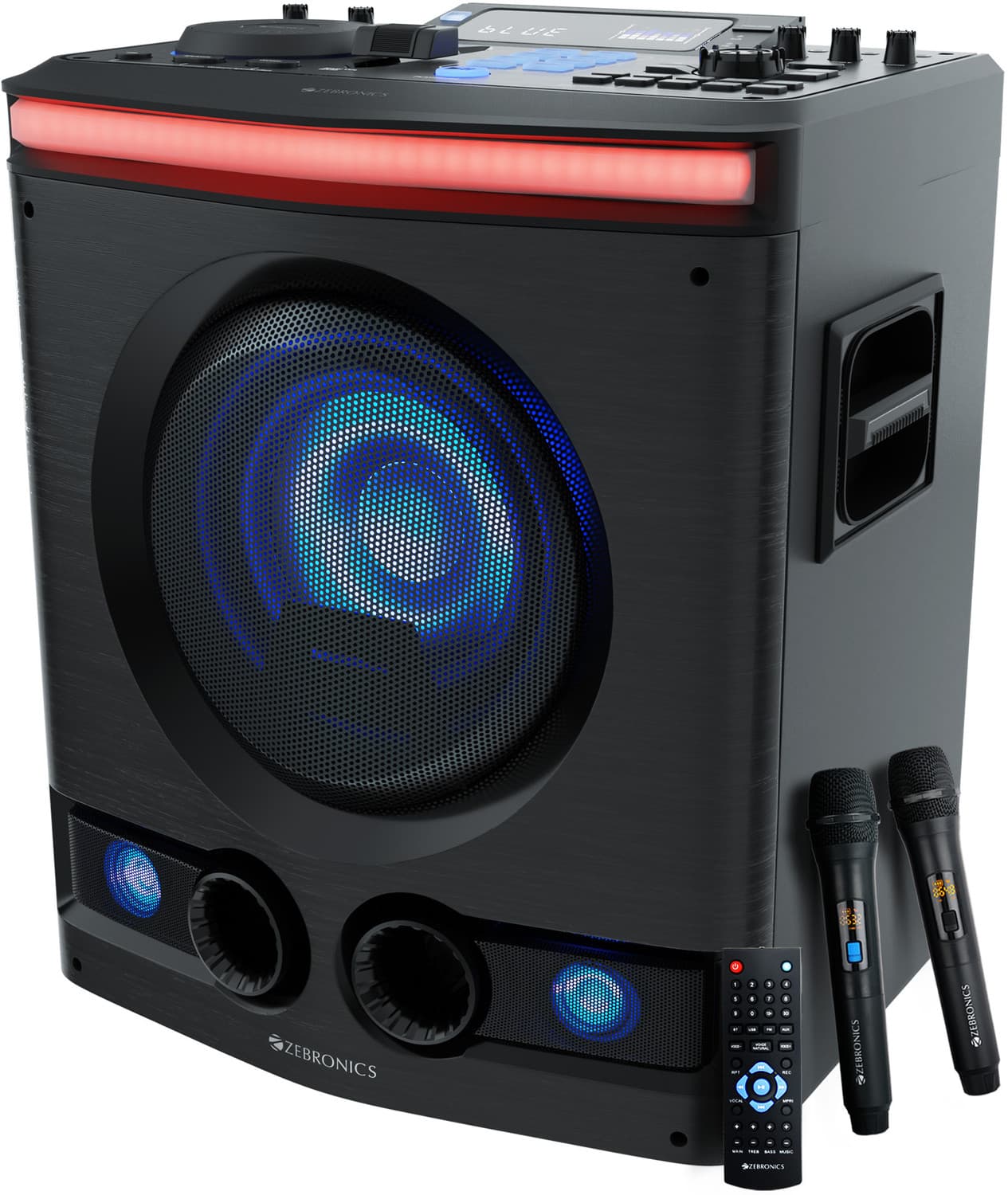 ZEBRONICS Thrum (WSPK 2) DJ Speaker, Karaoke Maker , Bass Booster, 230 W Bluetooth Party Speaker