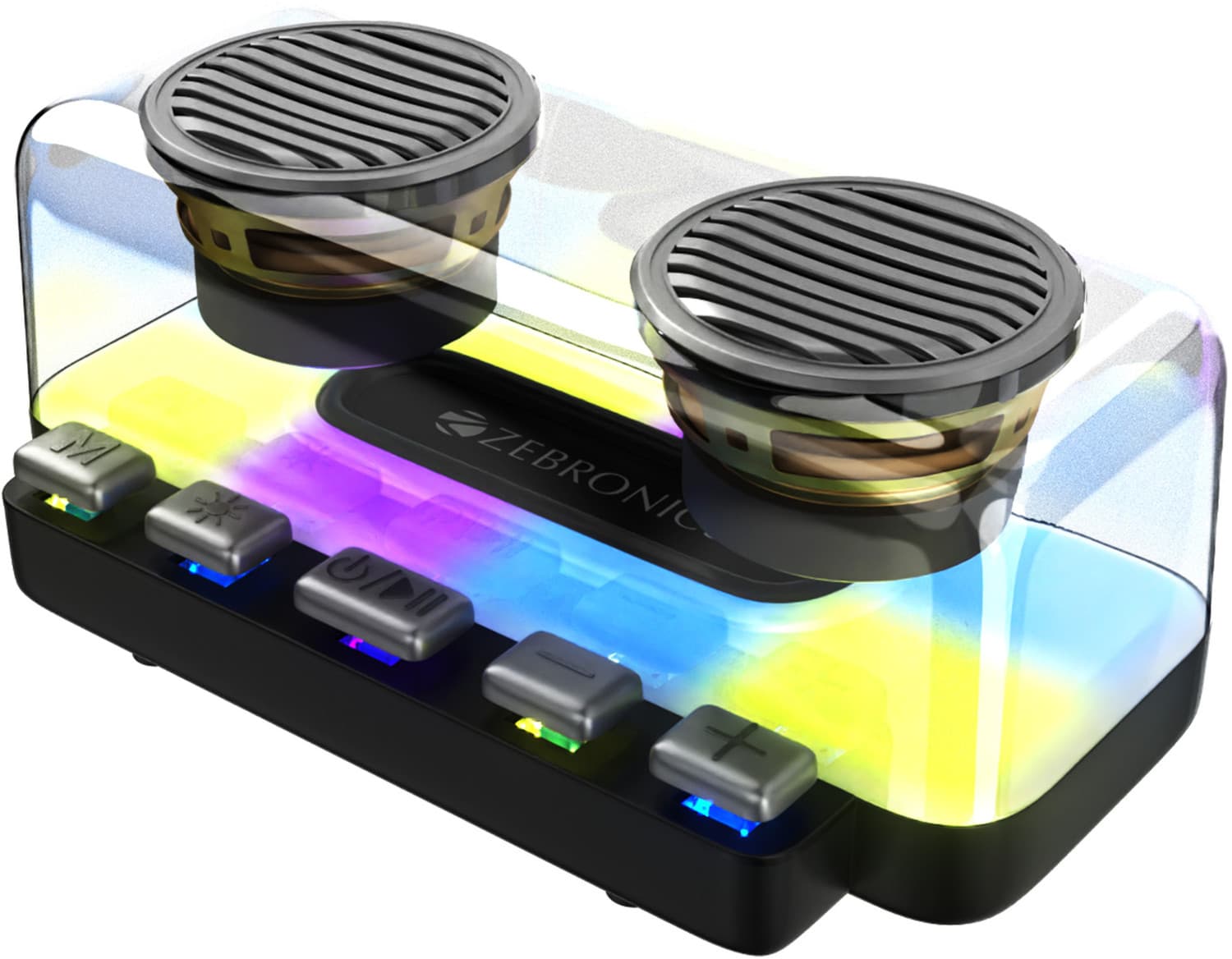 ZEBRONICS Music Bomb 20 Portable wireless speaker, 36h backup,TWS,FM Radio, AUX, USB, mSD 15 W Bluetooth Party Speaker