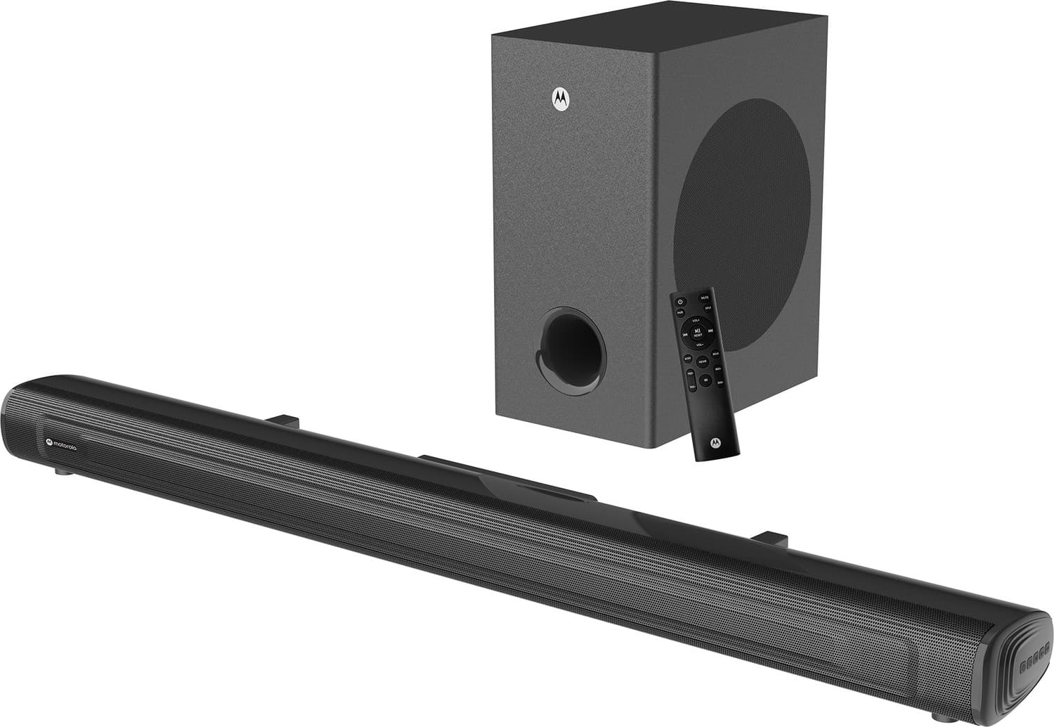 MOTOROLA AmphisoundX Vibe 220 W Bluetooth Soundbar (Black, 2.1 Channel)