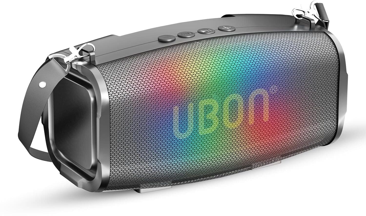 Ubon SP-47 Bluetooth Wireless Speaker With Hanging Belt 10 W Bluetooth Laptop/Desktop Speaker (Black, 2.0 Channel)