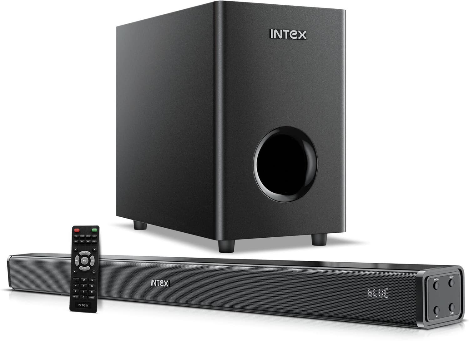 Intex Beast 9001 Sound Bar with Subwoofer 90 W Bluetooth Soundbar (Black, 2.1 Channel)