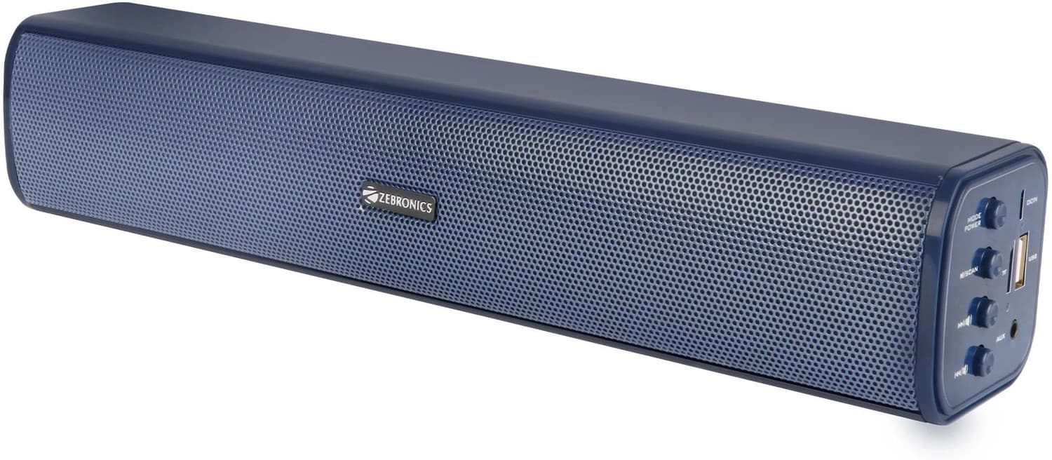 ZEBRONICS Zeb-Vita Plus 16 W Bluetooth Laptop/Desktop Speaker (Blue, Stereo Channel)
