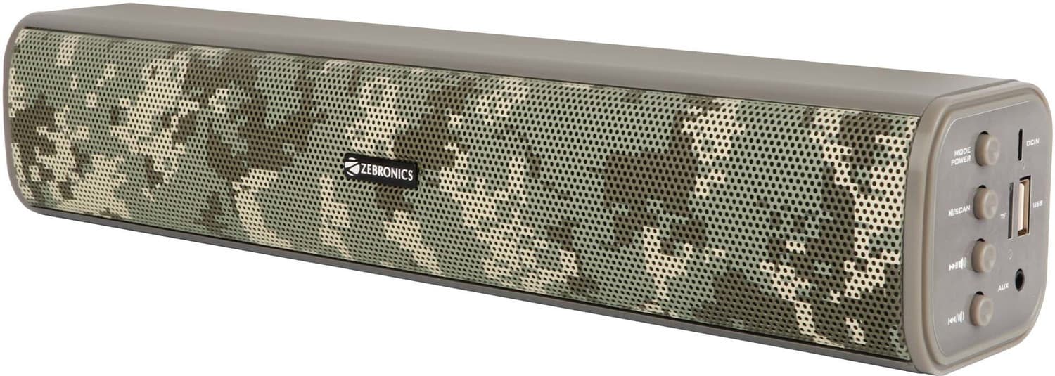 ZEBRONICS Zeb-Vita Plus 16 W Bluetooth Laptop/Desktop Speaker (Ice Camo, Stereo Channel)