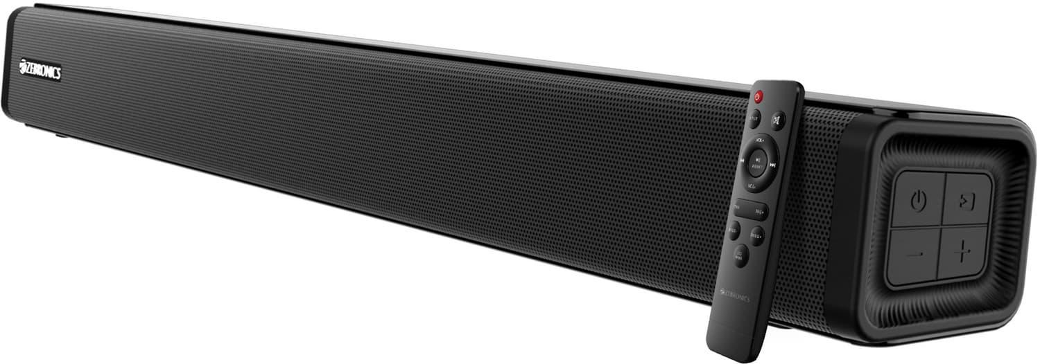 ZEBRONICS Zeb-Juke Bar 2500 35 W Bluetooth Soundbar (Black, 2.0 Channel)