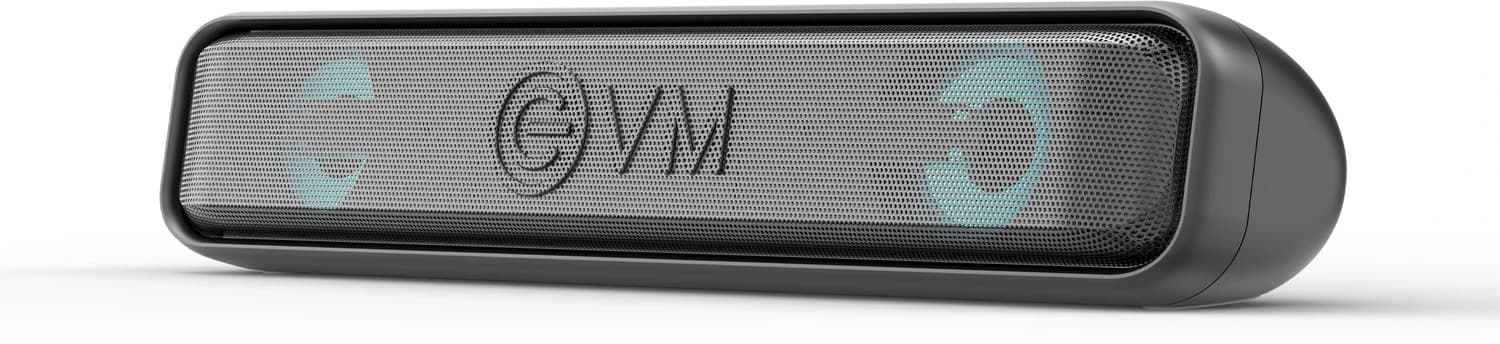 EVM EnBar Plus Speaker, 12Hrs Playtime, with Built-in Mic 16 W Bluetooth Soundbar