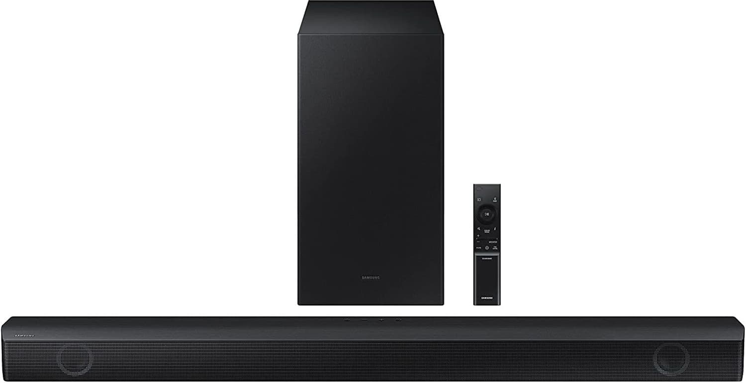 SAMSUNG HW-B550/XL Wireless Subwoofer and Dolby Digital and DTS Virtual X 3D Sound 410 W Bluetooth Soundbar