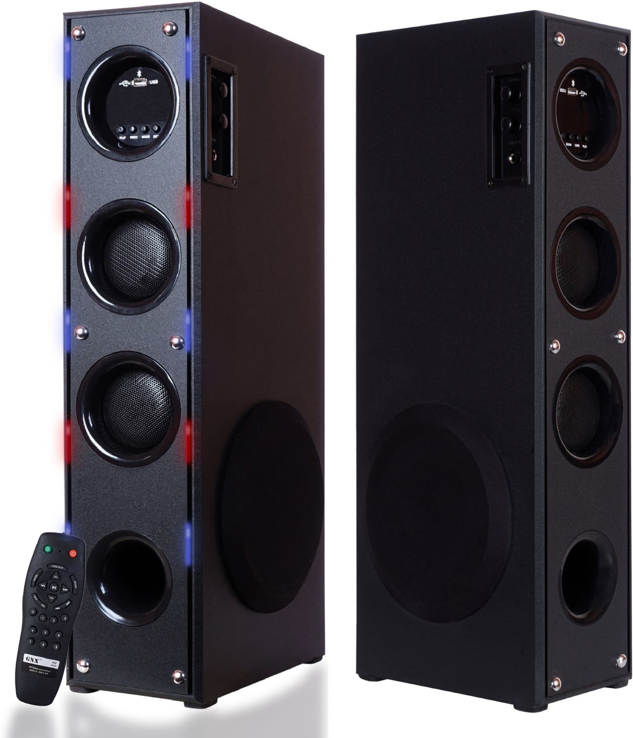 Quaranel multimedia speaker with subwoofer 130 W Bluetooth Tower Speaker (Black, 4.1 Channel)