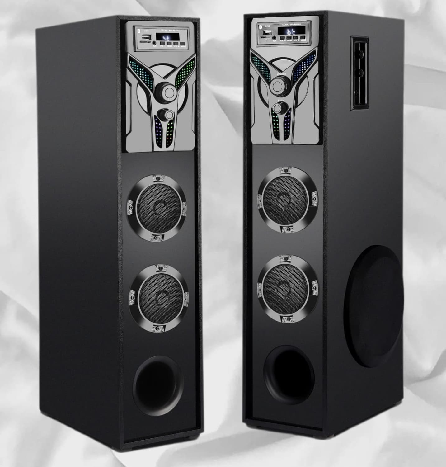 querial AA-D/D 100 W Bluetooth Tower Speaker (Black, 2.0 Channel)