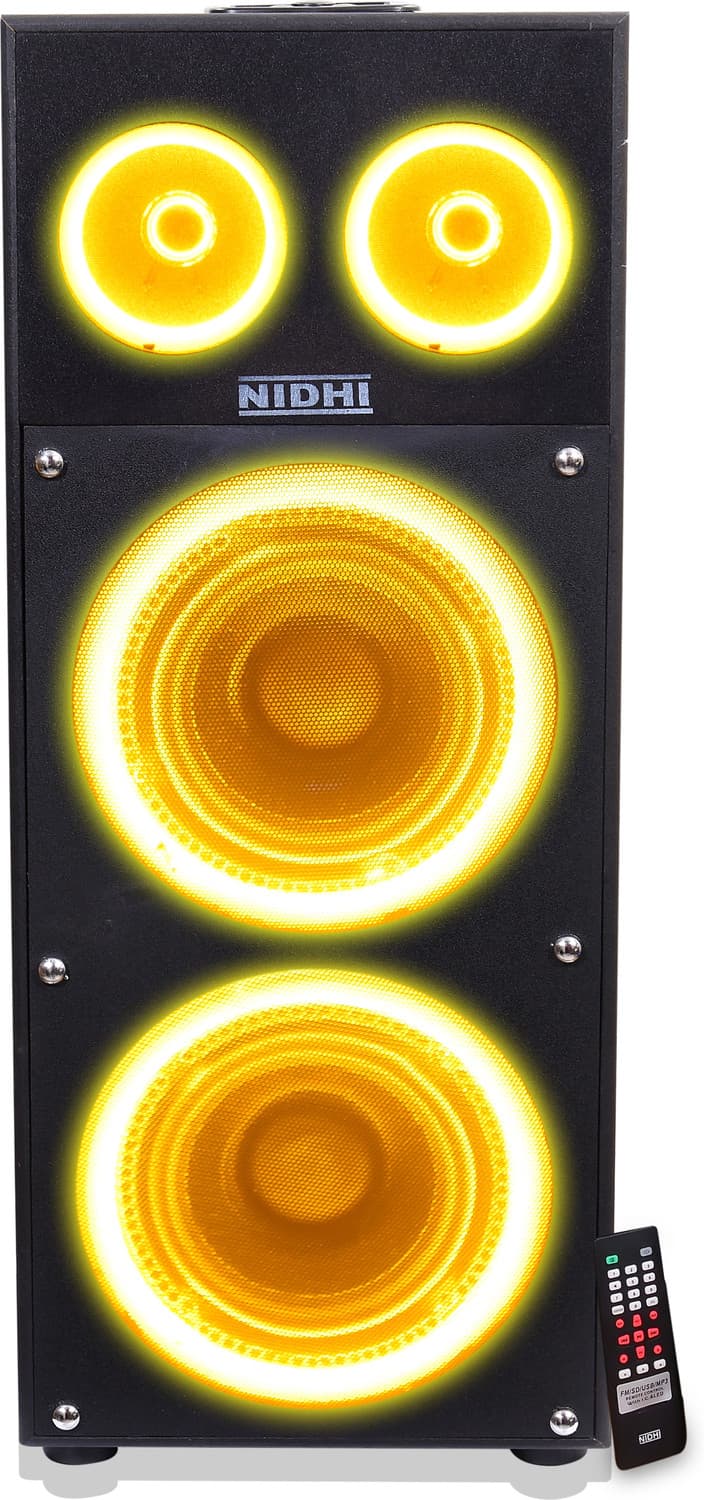 Nidhi 2 WAY 180 W Bluetooth Tower Speaker (Black, 2.1 Channel)