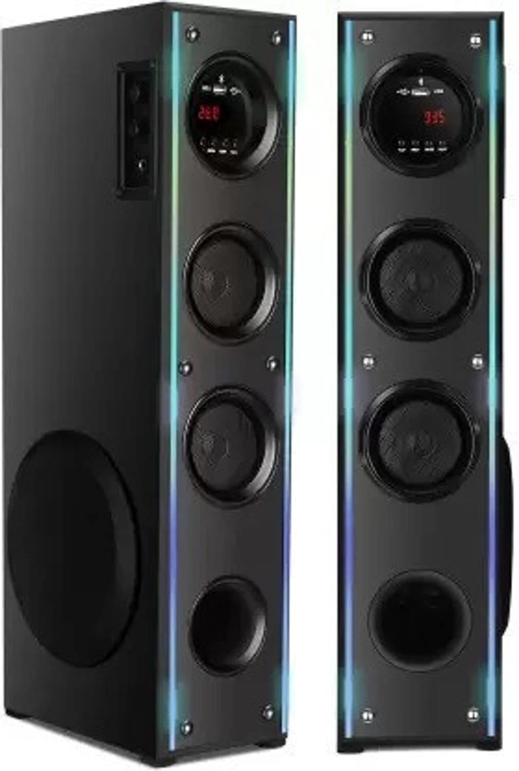 Yoment Dj Multimedia Tower Speaker Dj System Home Speaker 100 W Bluetooth Tower Speaker