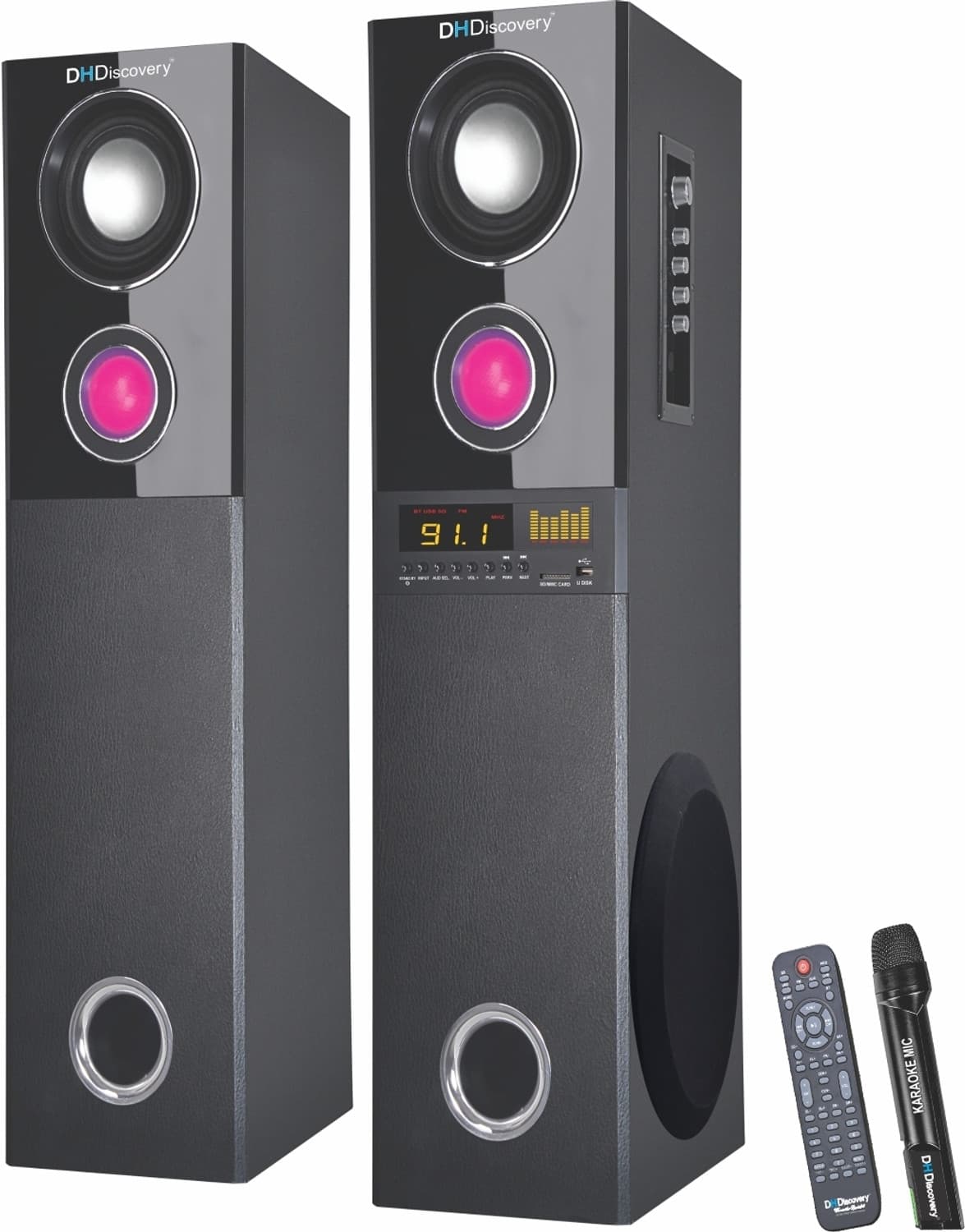 DH Discovery DJ 1212 2000 W Bluetooth Tower Speaker
