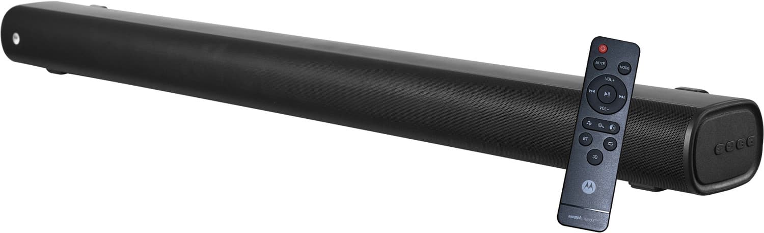 MOTOROLA AmphisoundX with HDMI Arc 100 W Bluetooth Soundbar (Metallic Grey, 2.0 Channel)