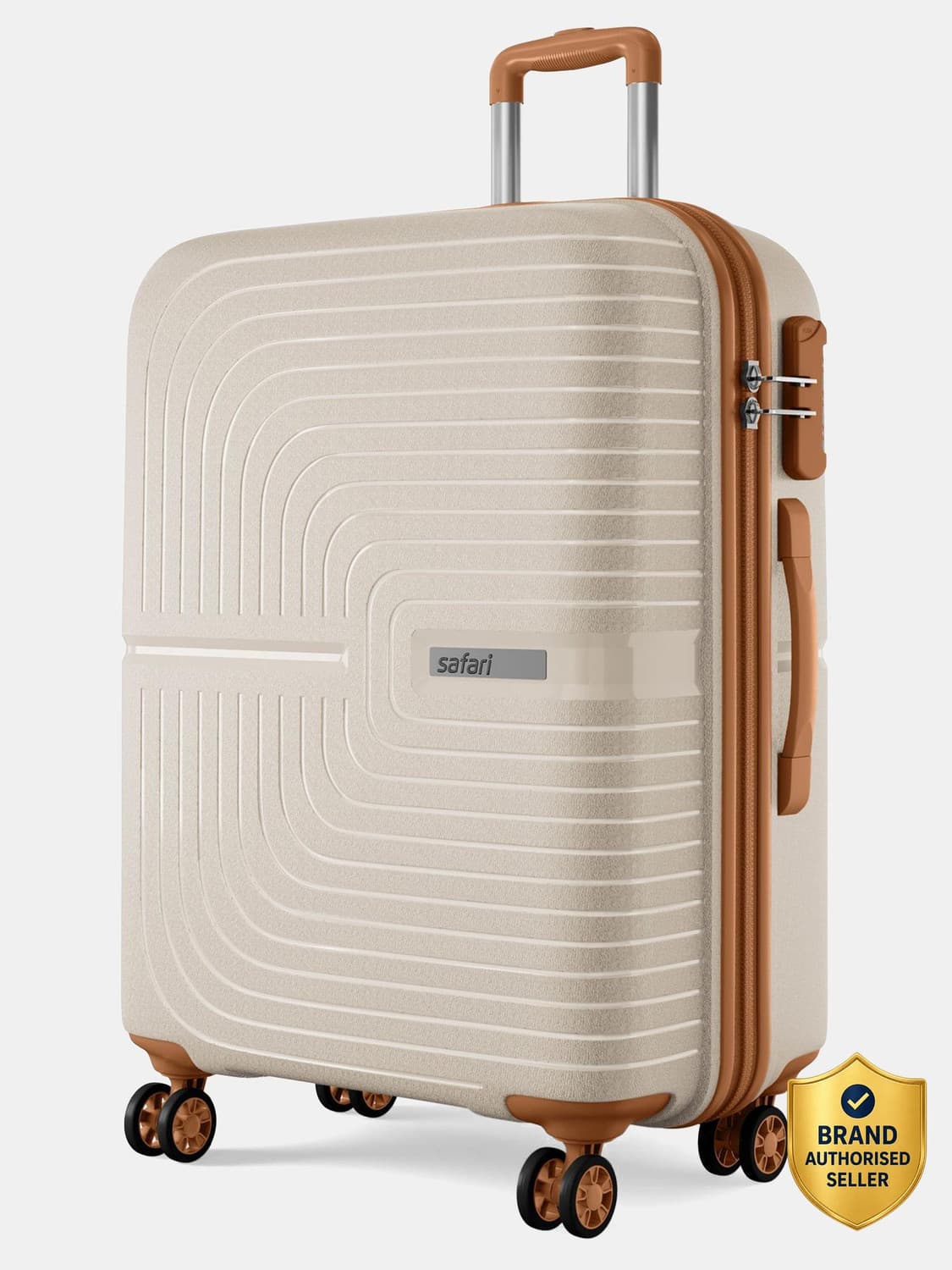 Large Check-in Suitcase (75 cm) 8 Wheels - Eclipse Neo 75 4W Luxury Beige - Beige
