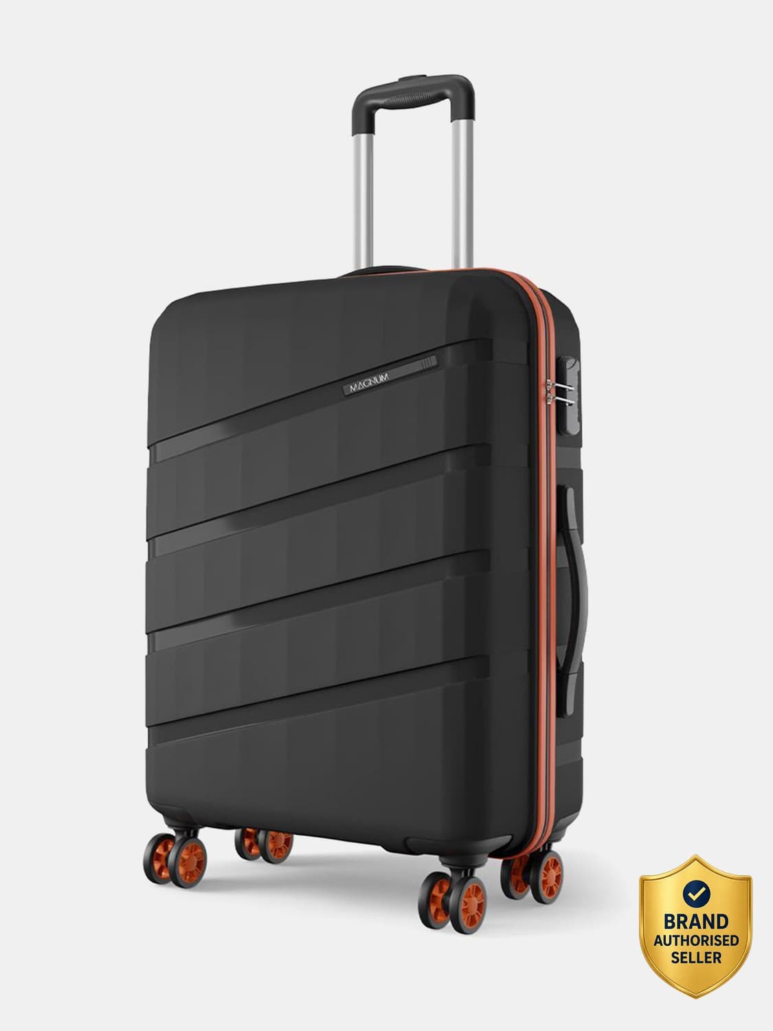 Medium Check-in Suitcase (66 cm) 8 Wheels - Magnum Evolix 66 - Black