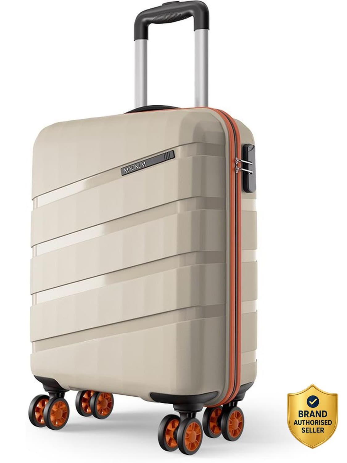 Small Cabin Suitcase (55 cm) 8 Wheels - Evolix 55 4W Luxury Beige - Beige