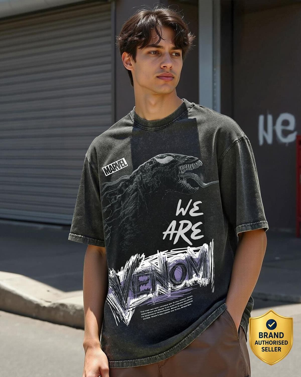 BEWAKOOF Graphic Print Men Round Neck Black T-Shirt