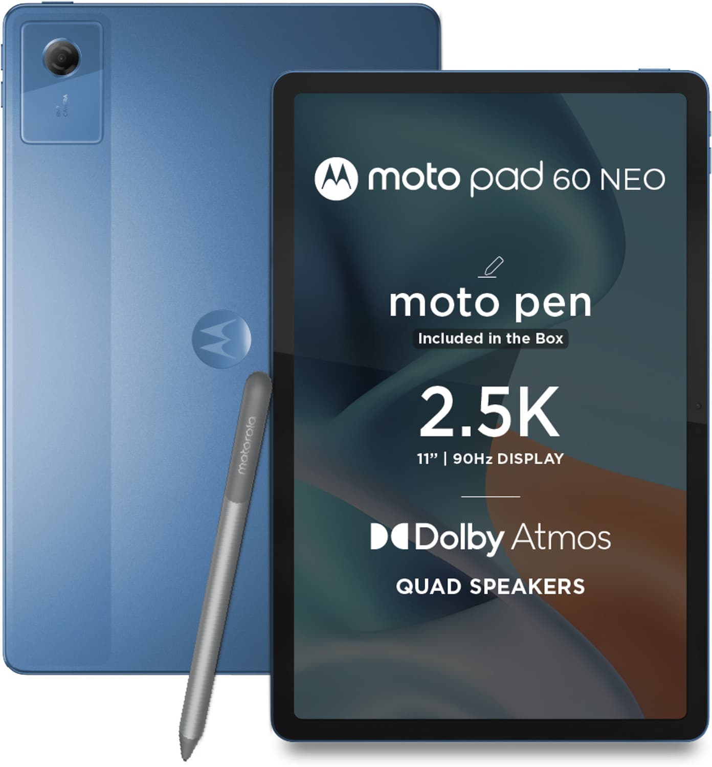 MOTOROLA Pad 60 Neo 6 GB RAM 128 GB ROM 11 inch with Wi-Fi Only Mediatek Dimensity 6300 Tablet (PANTONE Malibu Blue)