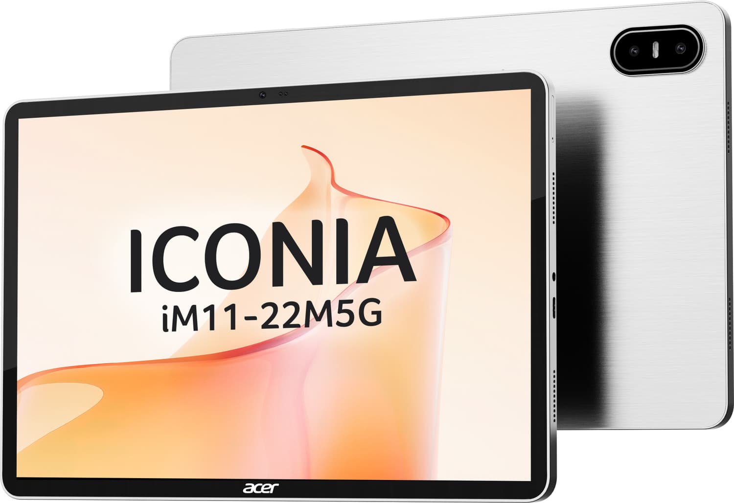 Acer Iconia Tab 8 GB RAM 128 GB ROM 11.45 inch with Wi-Fi+5G MediaTek 8791 CPU Octa core Up to 2.4 Ghz Tablet (Silver)