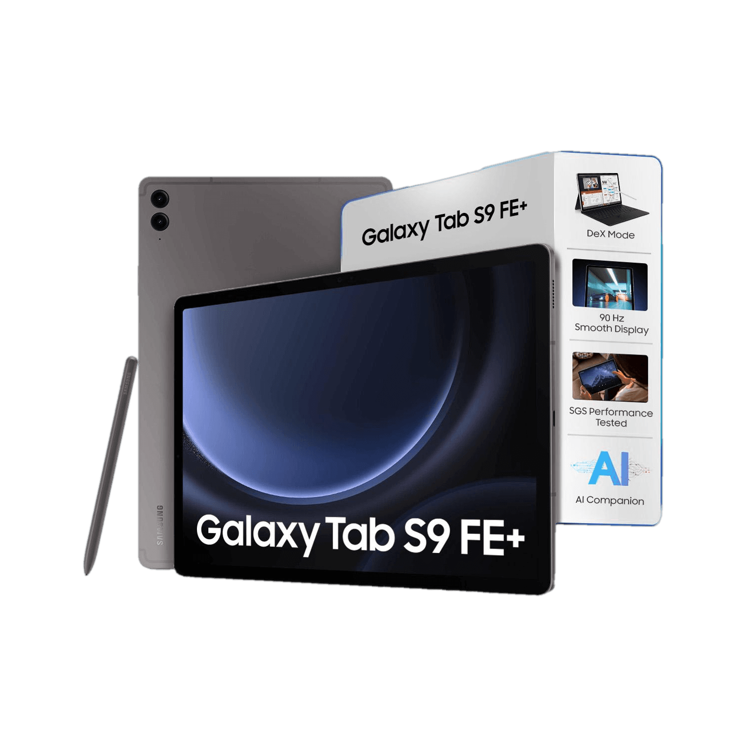 SAMSUNG Galaxy Tab S9 FE+ 12 GB RAM 256 GB ROM 12.4 Inch with Wi-Fi Only Tablet (Gray)