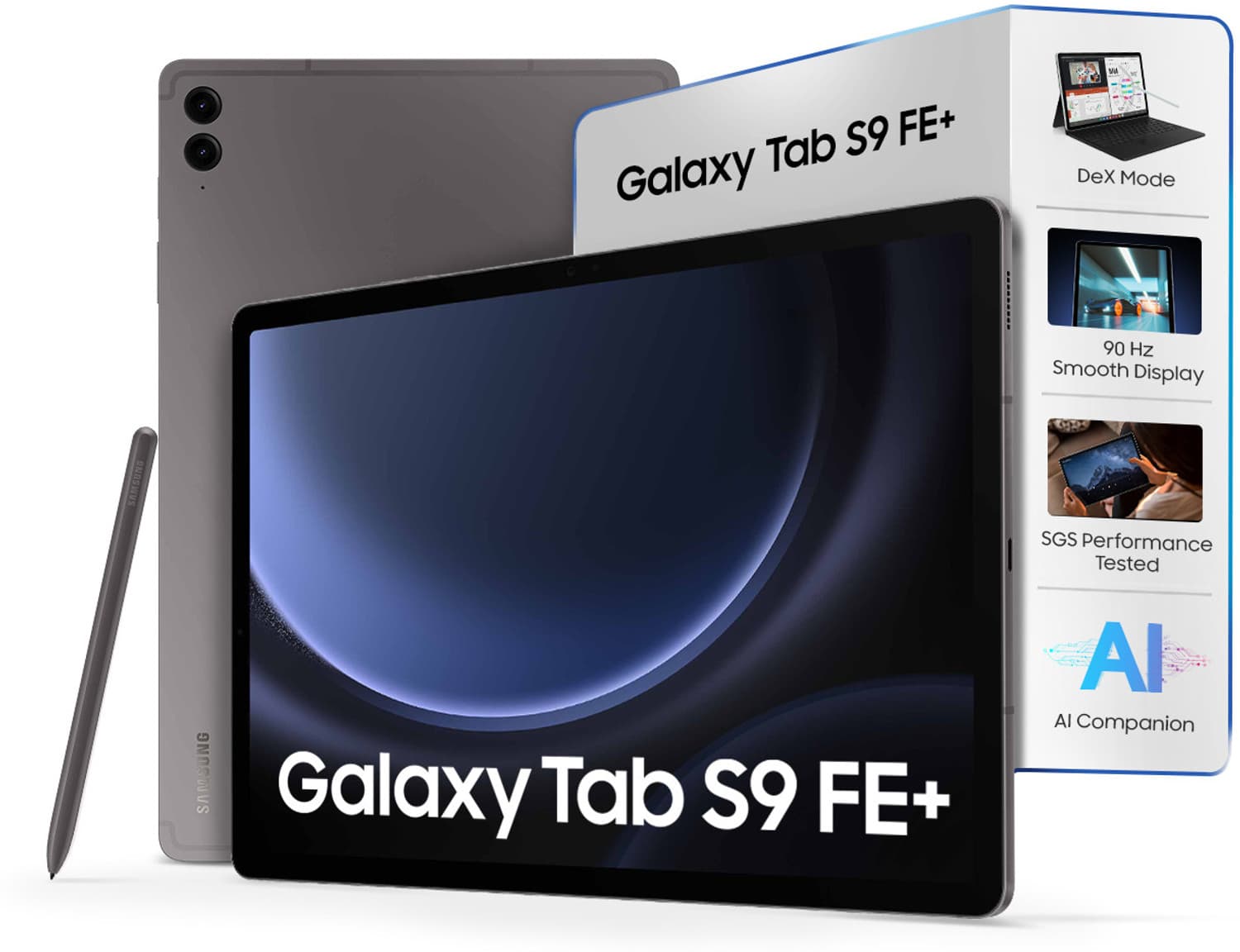 SAMSUNG Galaxy Tab S9 FE+ 8.0 GB RAM 128 GB ROM 12.4 Inch with Wi-Fi Only Tablet (Gray)