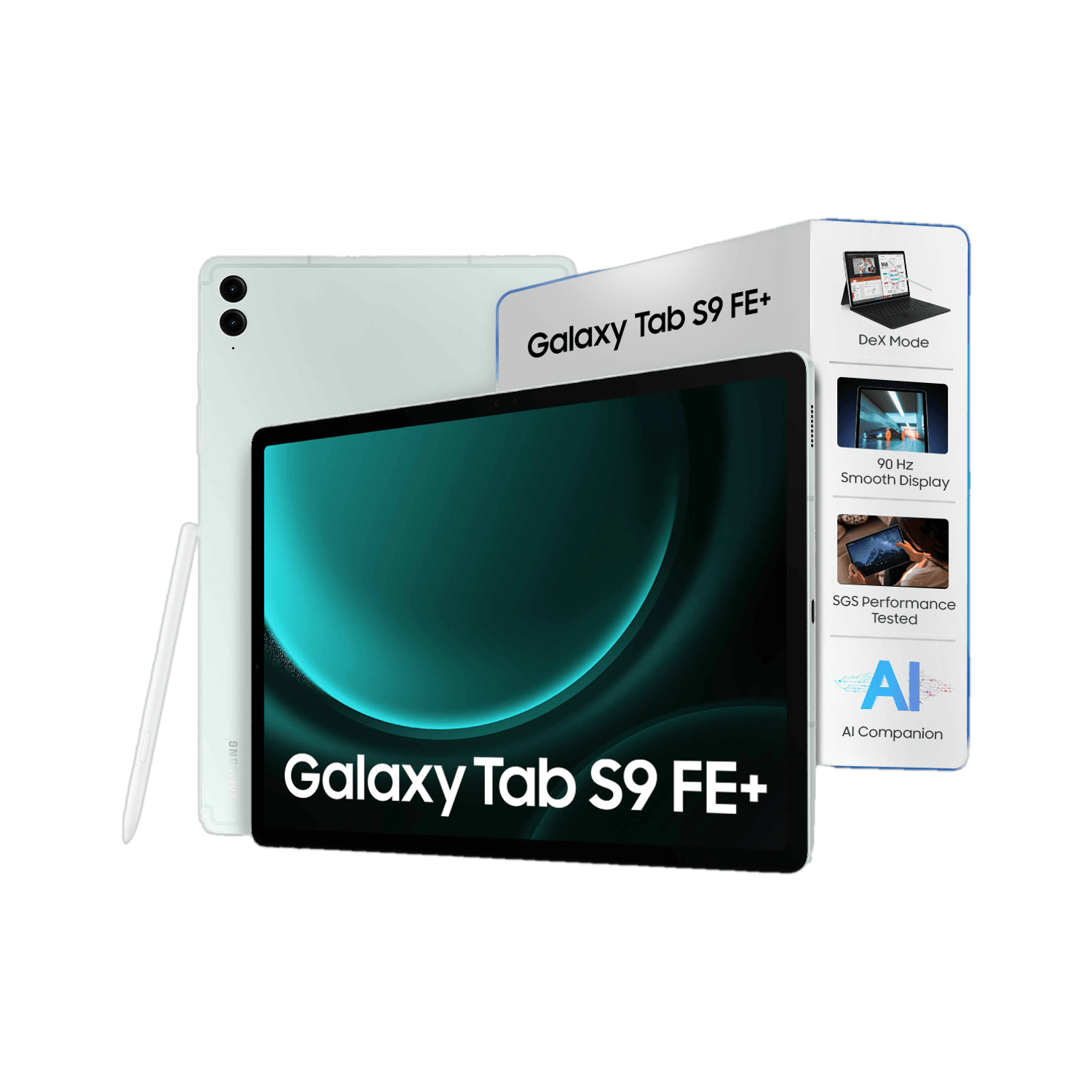 SAMSUNG Galaxy Tab S9 FE+ 12 GB RAM 256 GB ROM 12.4 Inch with Wi-Fi Only Tablet (Mint)