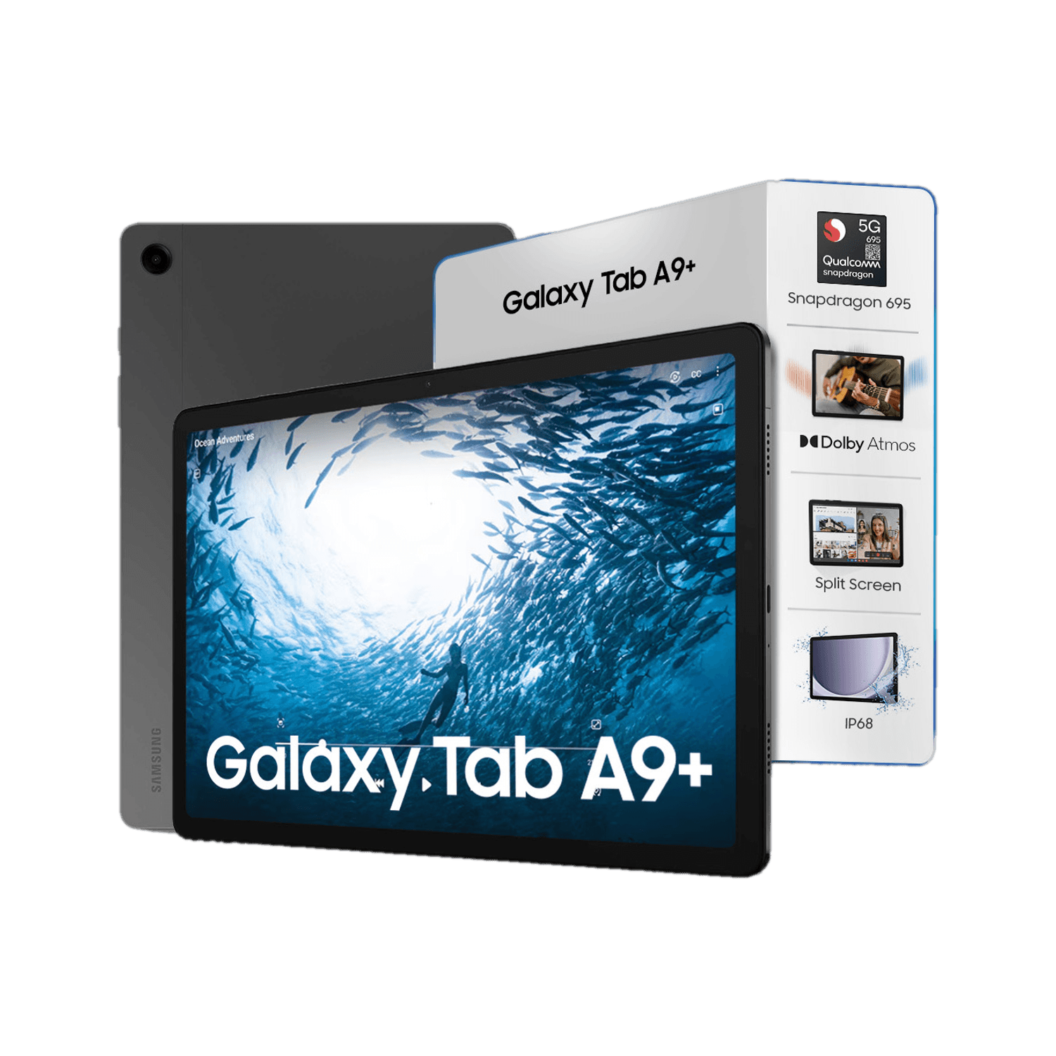 SAMSUNG Galaxy Tab A9+ 4 GB RAM 64 GB ROM 11.0 inch with Wi-Fi Only Tablet (GRAY)