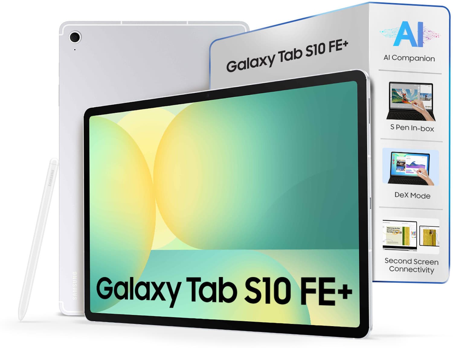 SAMSUNG Galaxy Tab S10 FE+ 8 GB RAM 128 GB ROM 13.1 inch with Wi-Fi Only Gaming Tablet (Silver)