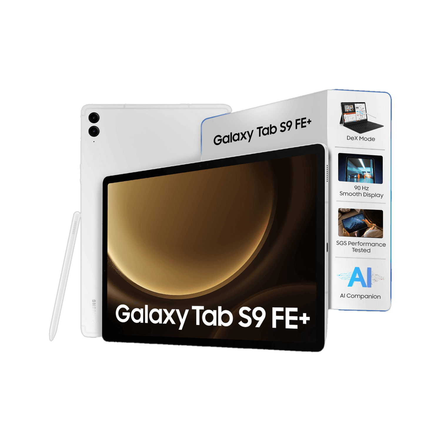 SAMSUNG Galaxy Tab S9 FE+ 8.0 GB RAM 128 GB ROM 12.4 Inch with Wi-Fi Only Tablet (Silver)