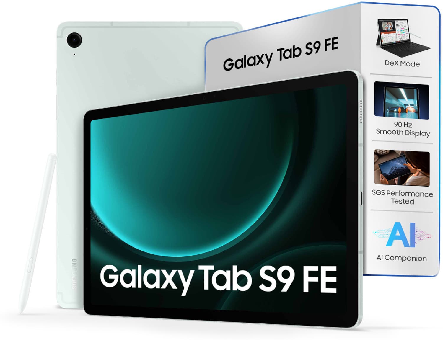 SAMSUNG Galaxy Tab S9 FE 6 GB RAM 128 GB ROM 10.9 inch with Wi-Fi Only Tablet (Mint)