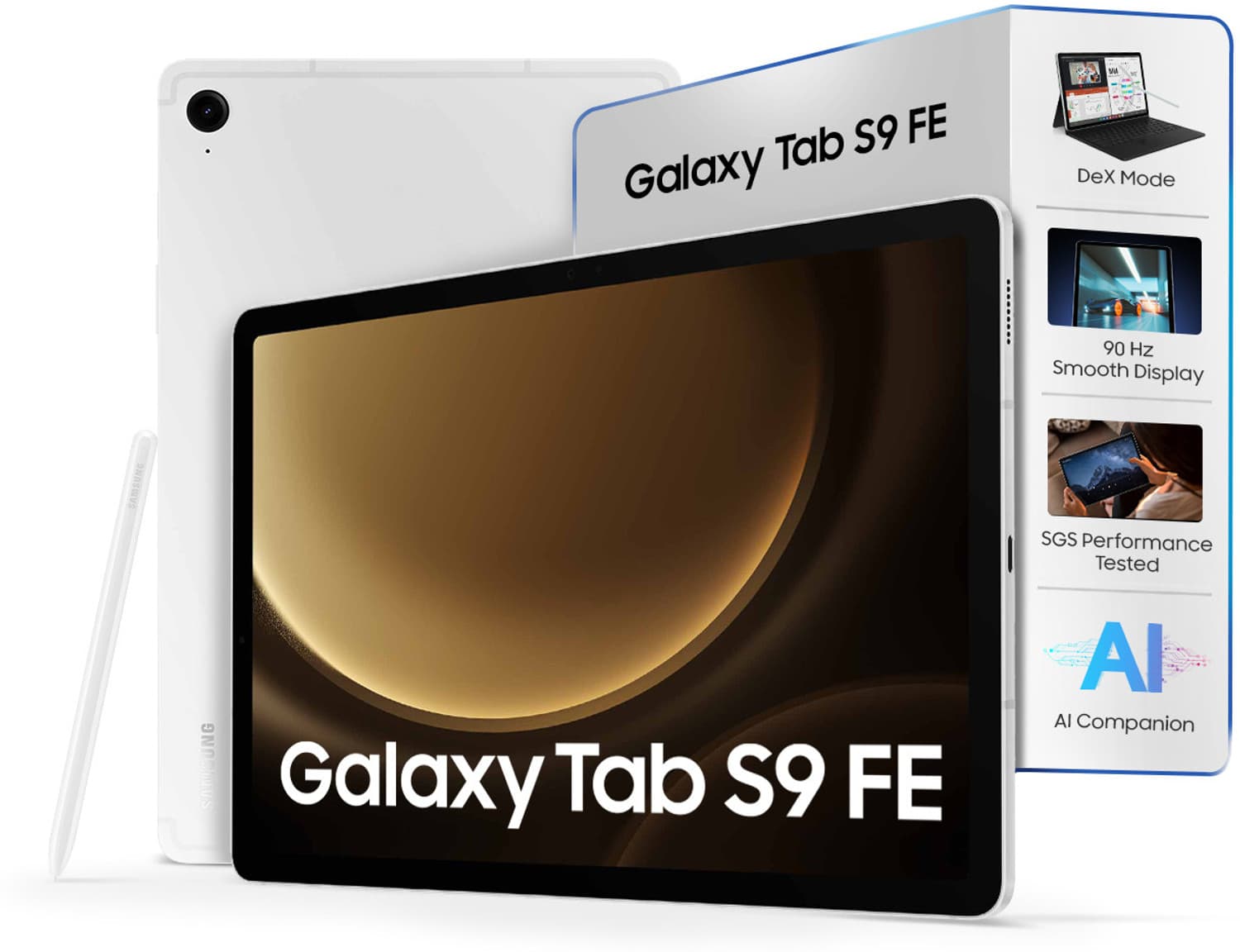 SAMSUNG Galaxy Tab S9 FE 6 GB RAM 128 GB ROM 10.9 inch with Wi-Fi Only Tablet (Silver)