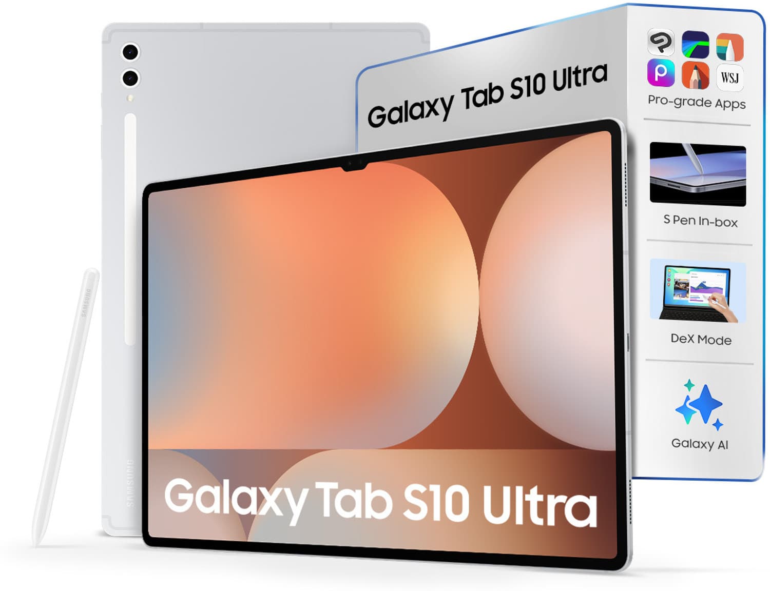 SAMSUNG Galaxy Tab S10 Ultra 12 GB RAM 256 GB ROM 14.6 inch with Wi-Fi+5G Gaming Tablet (Platinum Silver)