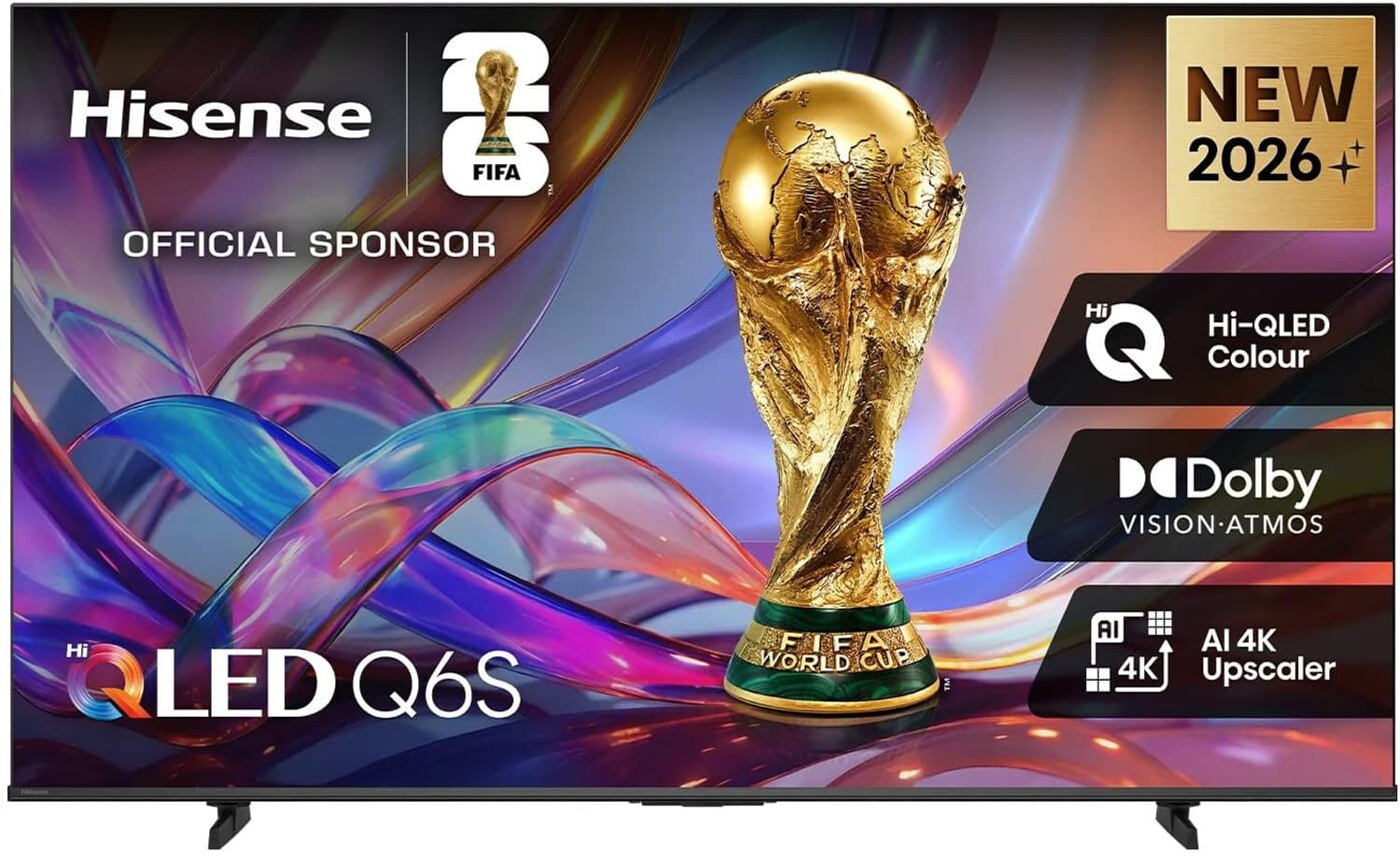 139 cm (55 inch) QLED Ultra HD (4K) Smart VIDAA TV 2026 Edition with Quantum Dot Display | Dolby Vision & Dolby Atmos | Game Mode Plus (55Q6S)