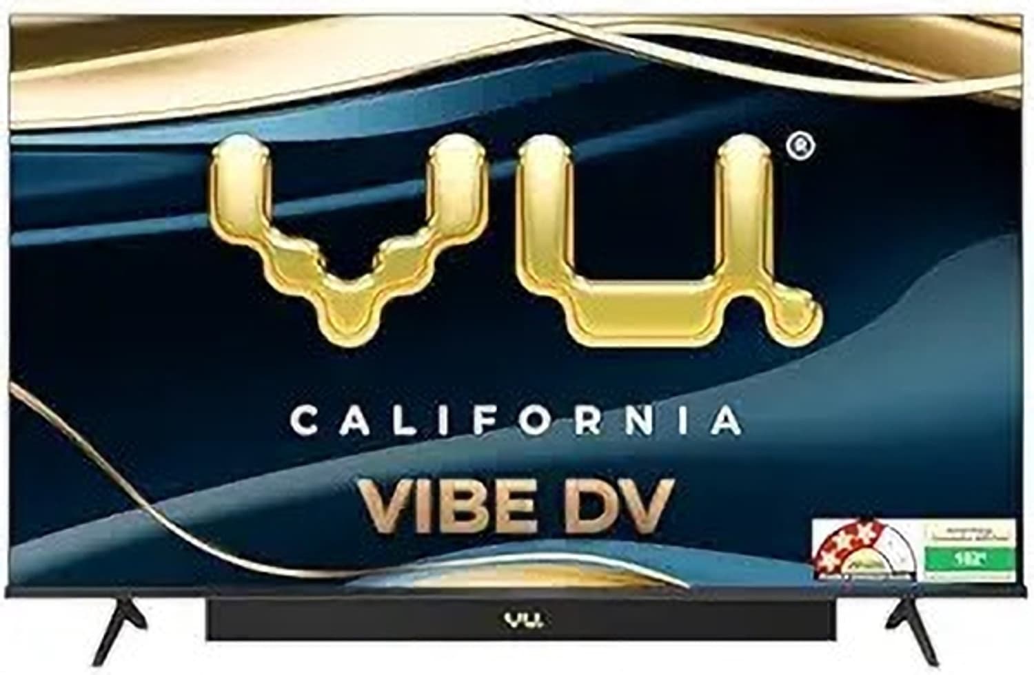 Vu 2025 Vibe DV 139 cm (55 inch) QLED Ultra HD (4K) Smart Google TV with 88 Watts Sound | 400 Nits Brightness| 3 Years Warranty