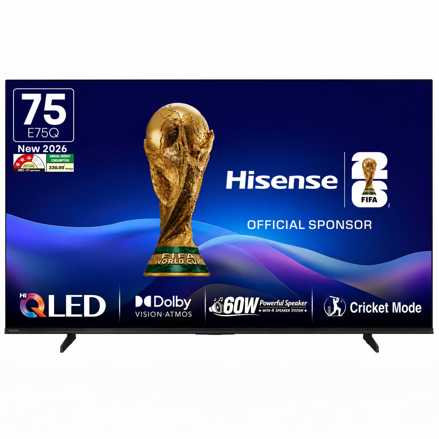 E75Q 188.5 cm (75 inch) QLED Ultra HD (4K) Smart VIDAA TV (75E75Q)