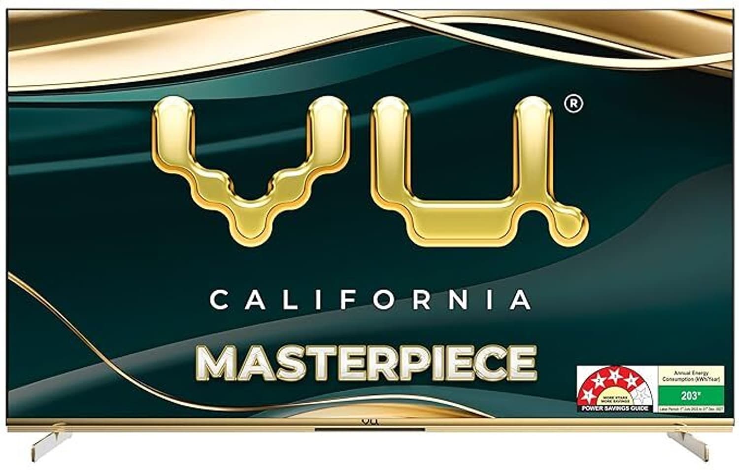 Vu 2025 Frame Series 164 cm (65 inch) QLED Ultra HD (4K) Smart Google TV with 124 Watts Sound | 800 Nits Brightness| 3 Years Warranty