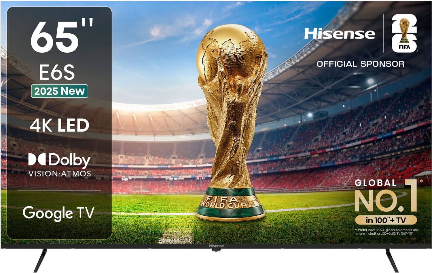 164 cm (65 inch) Ultra HD (4K) LED Smart Google TV (65E6S)
