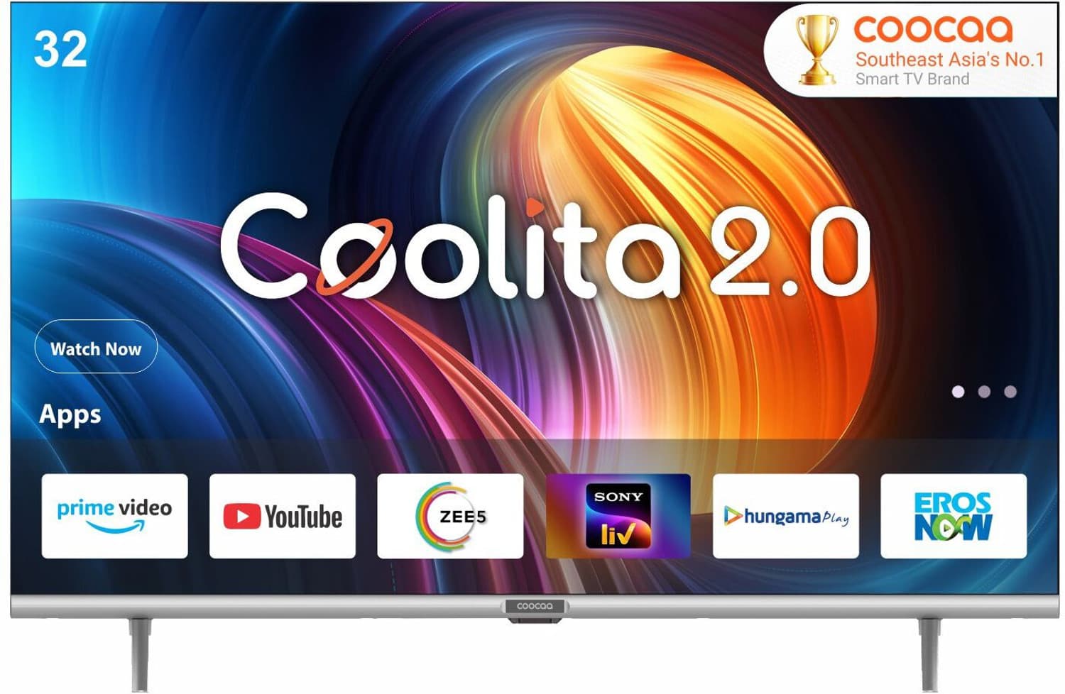 Coocaa 80 cm (32 inch) HD Ready LED Smart TV with Dolby Audio and Eye Care Technology (32S3U-Pro)