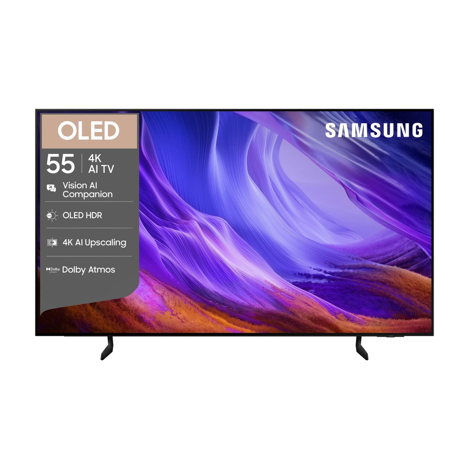 Vision AI 138 cm (55 inch) OLED Ultra HD (4K) Smart Tizen TV 2026 Edition with 4K AI Upscaling OLED HDR NQ4 AI Gen2 Processor AI Football Mode Multipl...