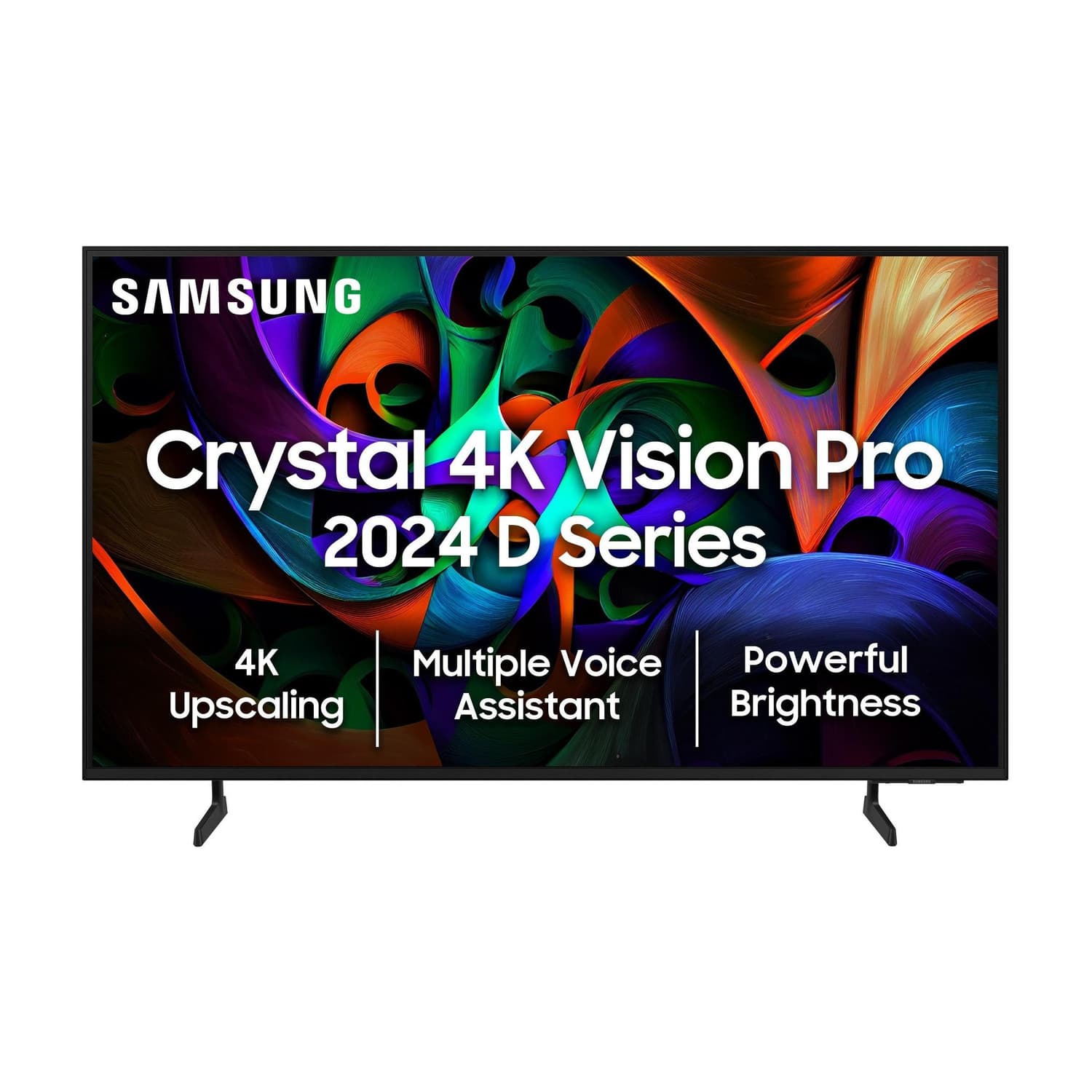 SAMSUNG Crystal 4K Vision Pro with Voice Assistant 138 cm (55 inch) Ultra HD (4K) LED Smart Tizen TV 2024 Edition