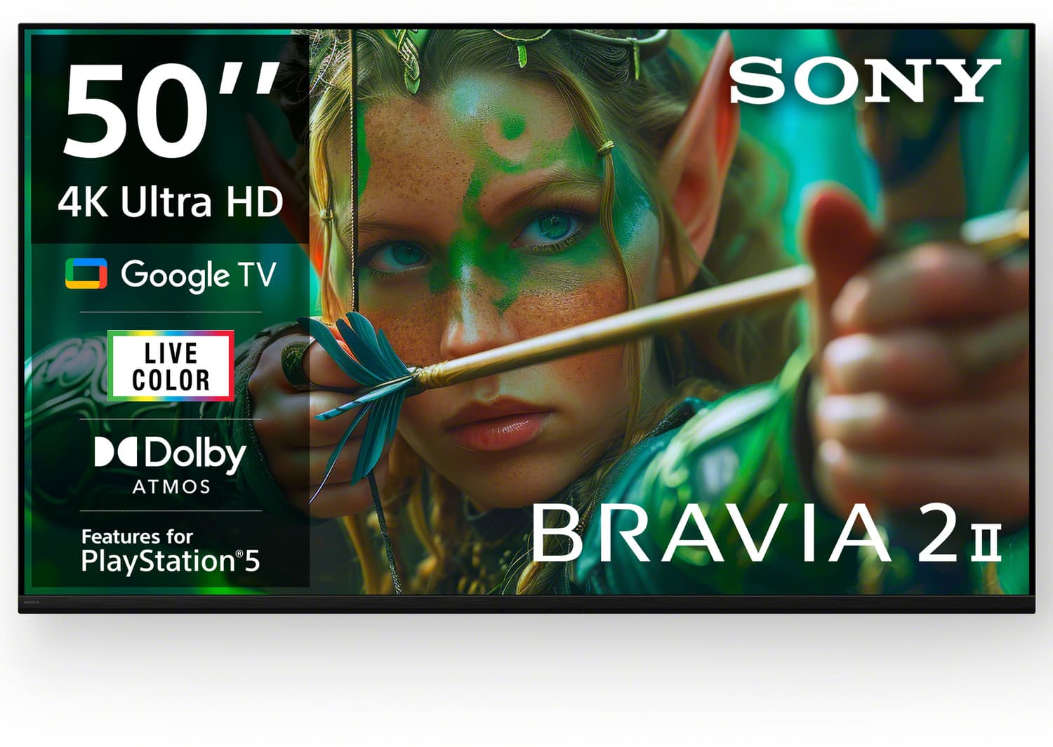 BRAVIA 2 II 125.7 cm (50 inch) Ultra HD (4K) LED Smart Google TV (K-50S25M2)