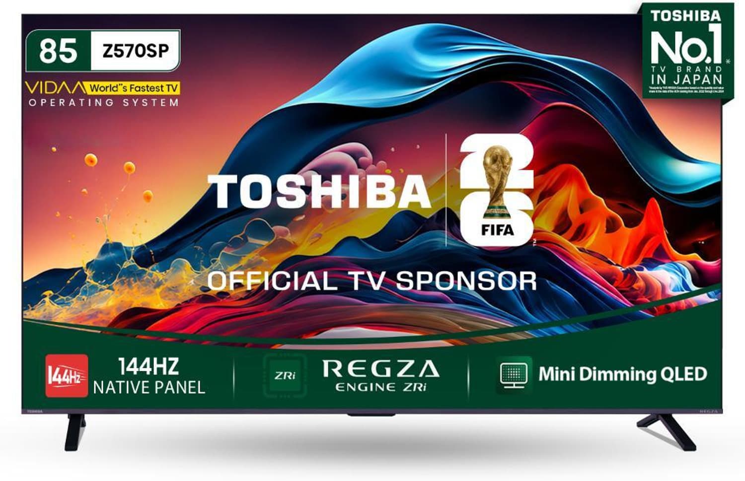 TOSHIBA Z570SP 215 cm (85 inch) QLED Ultra HD (4K) Smart VIDAA TV
