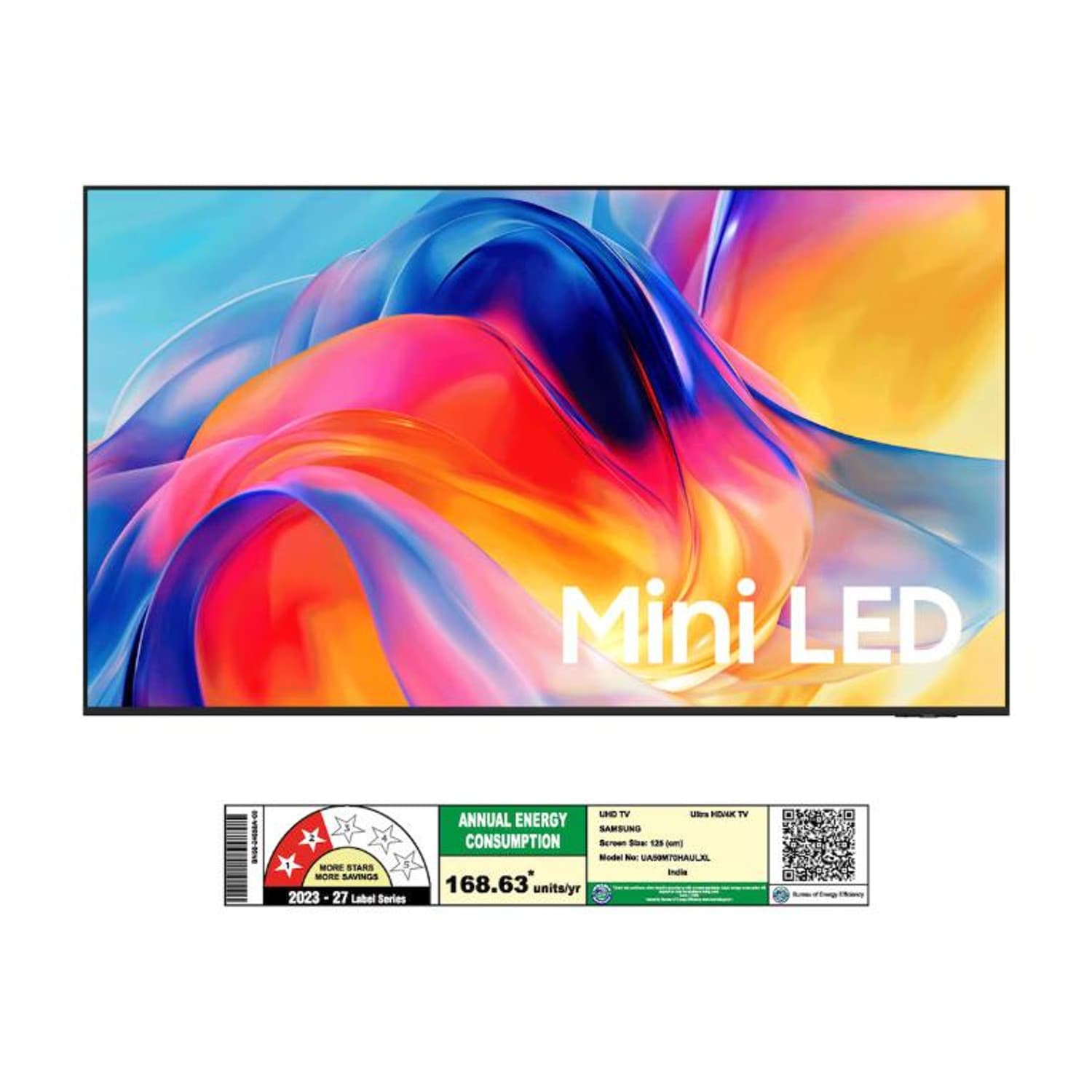 26 125 cm (50 inch) Ultra HD (4K) Mini LED Smart Tizen TV 2026 Edition with Samsung Vision AI Smart TV (UA50M70HAULXL)