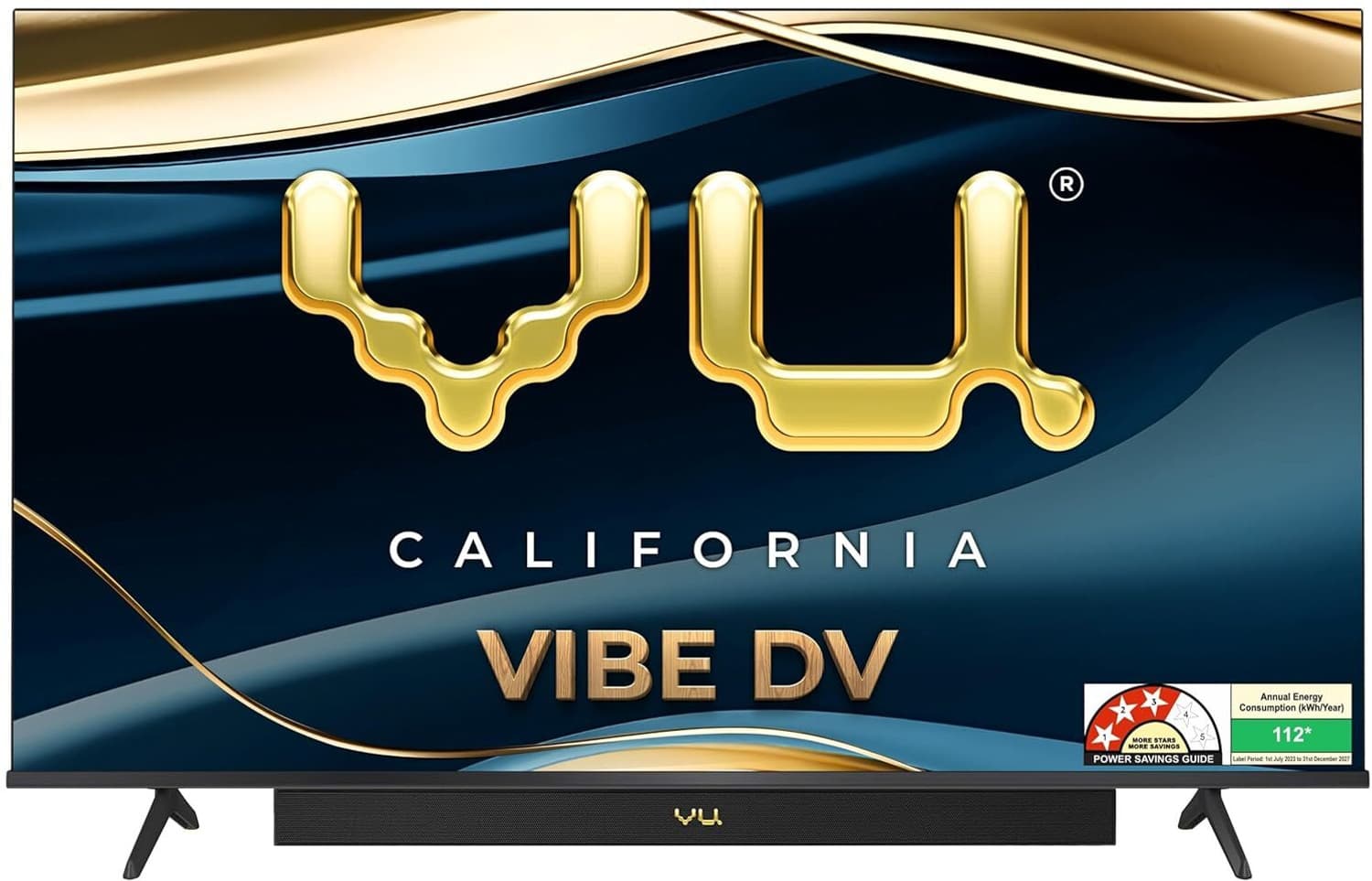 108 cm (43 inch) QLED Ultra HD (4K) Smart Google TV 2025 Edition with WIFI Remote, Gaming Console, Headphone, Smartphone, Speaker, iPhone (43VIBE-DV)