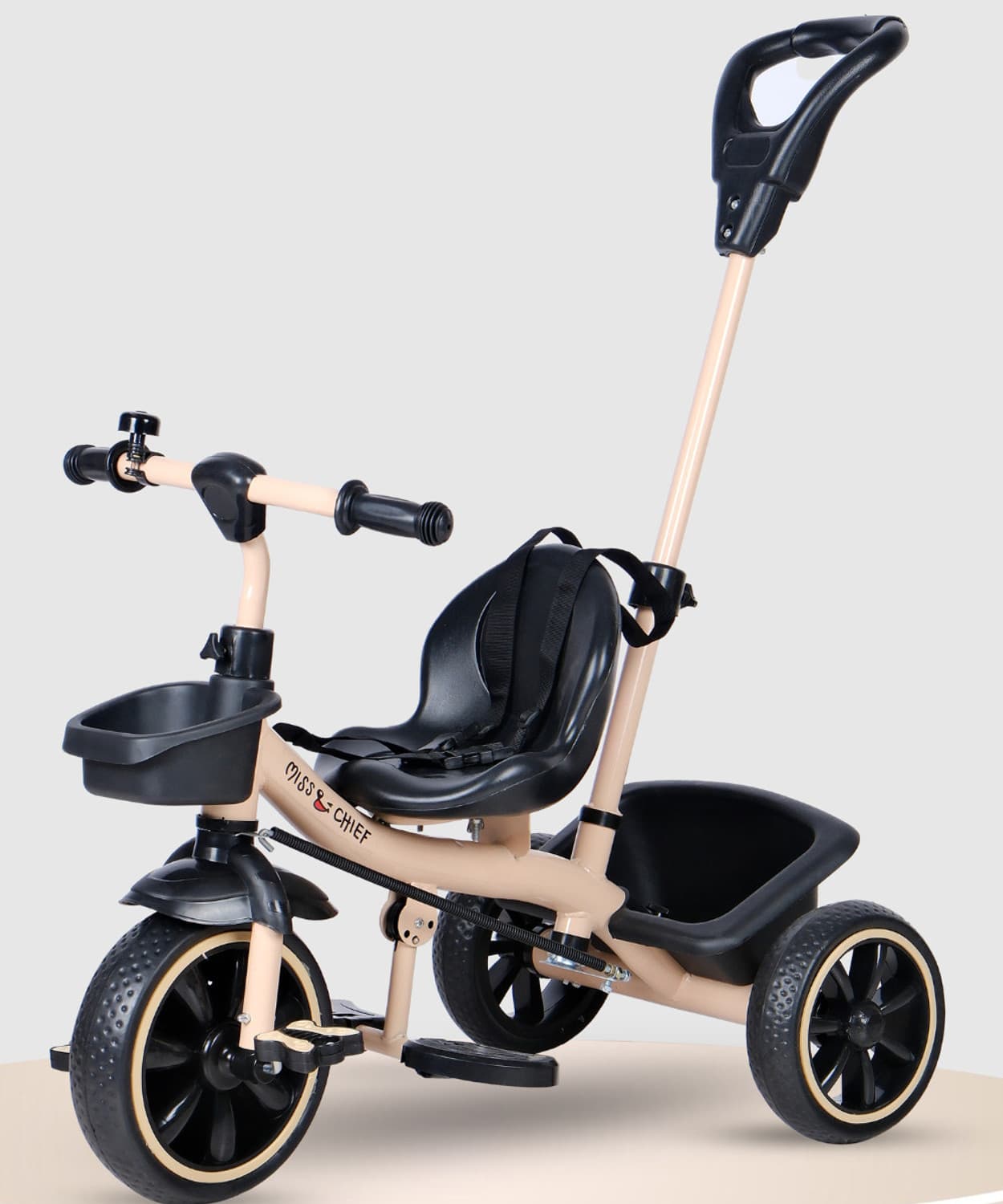 Miss & Chief Adventure Parental Handle Sturdy and Safe for Kids (Ages 2-5yrs) Tricycle