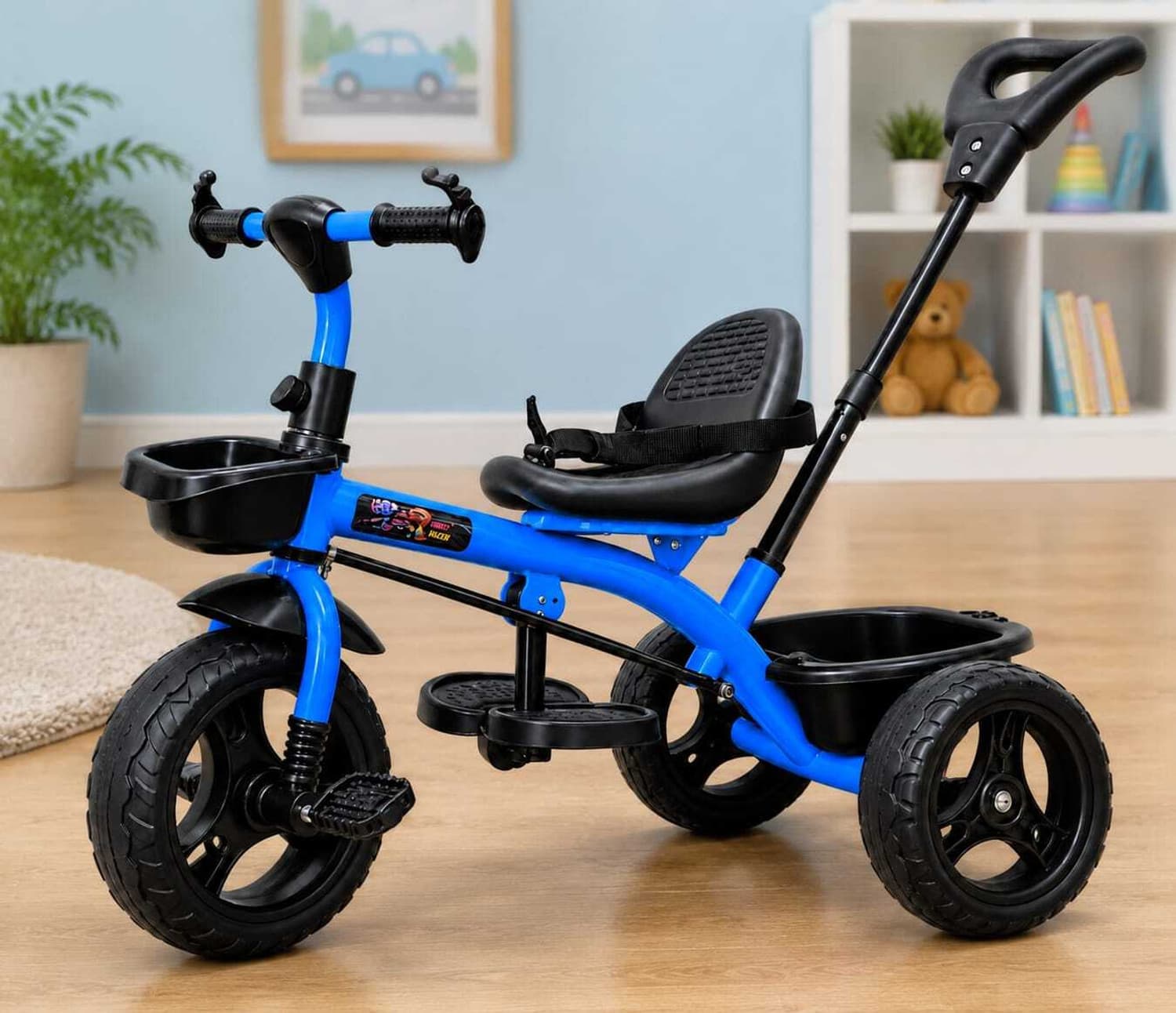 Stepupp stp light blue handle for kids-05 Tricycle