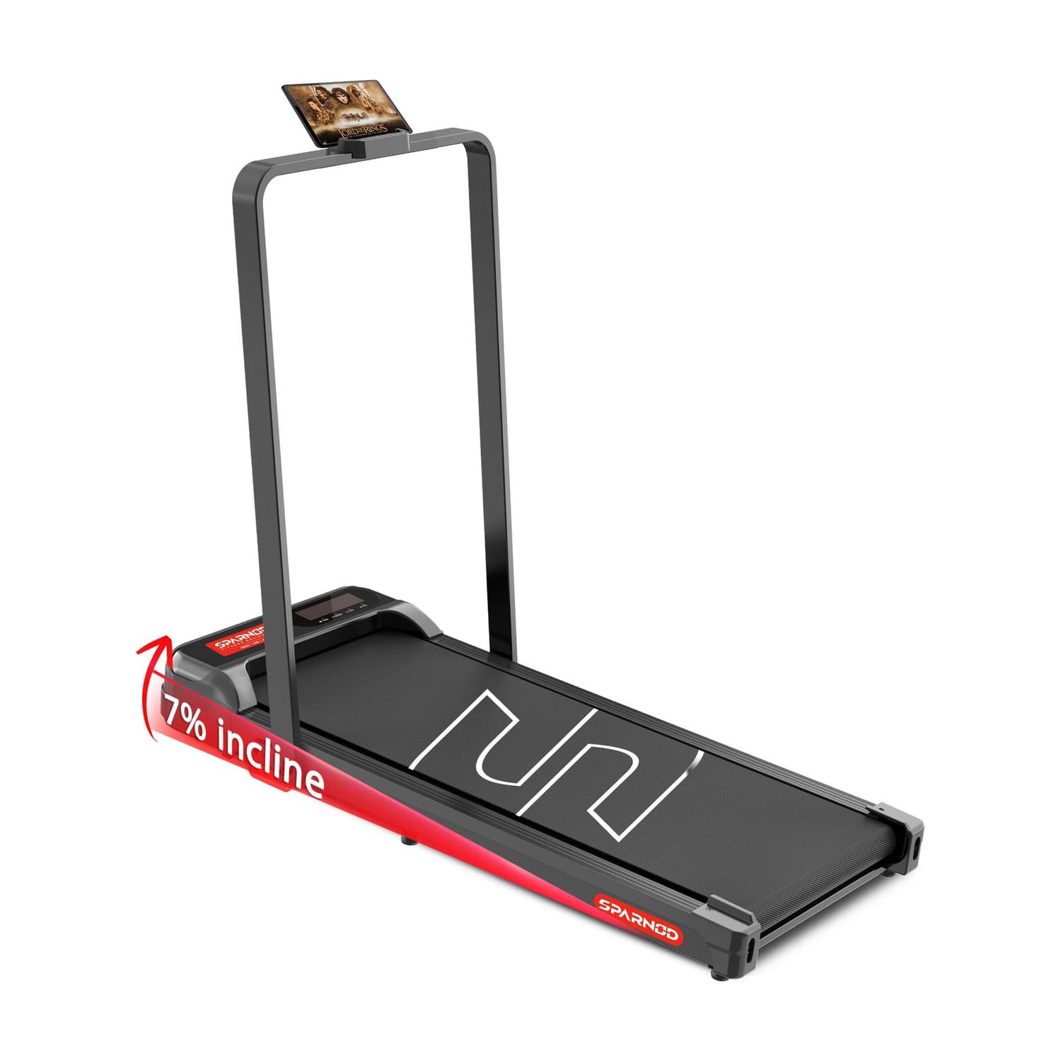 STH-3004N 2 in 1 Walking Pad Treadmill for Home Use, 110 km/h, Foldable Rail Treadmill