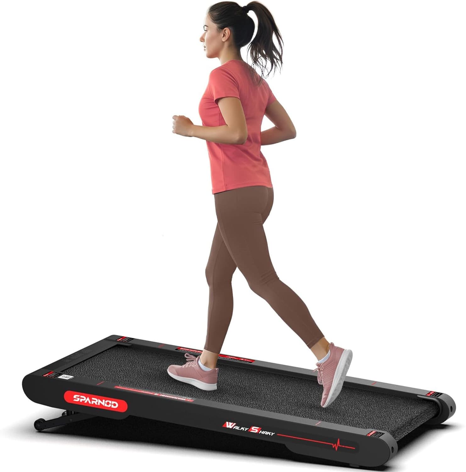 WalkyShaky 2.0 PRO Walking Pad 3HP Motor, 36 km/h Speed, 10% Manual Incline Treadmill