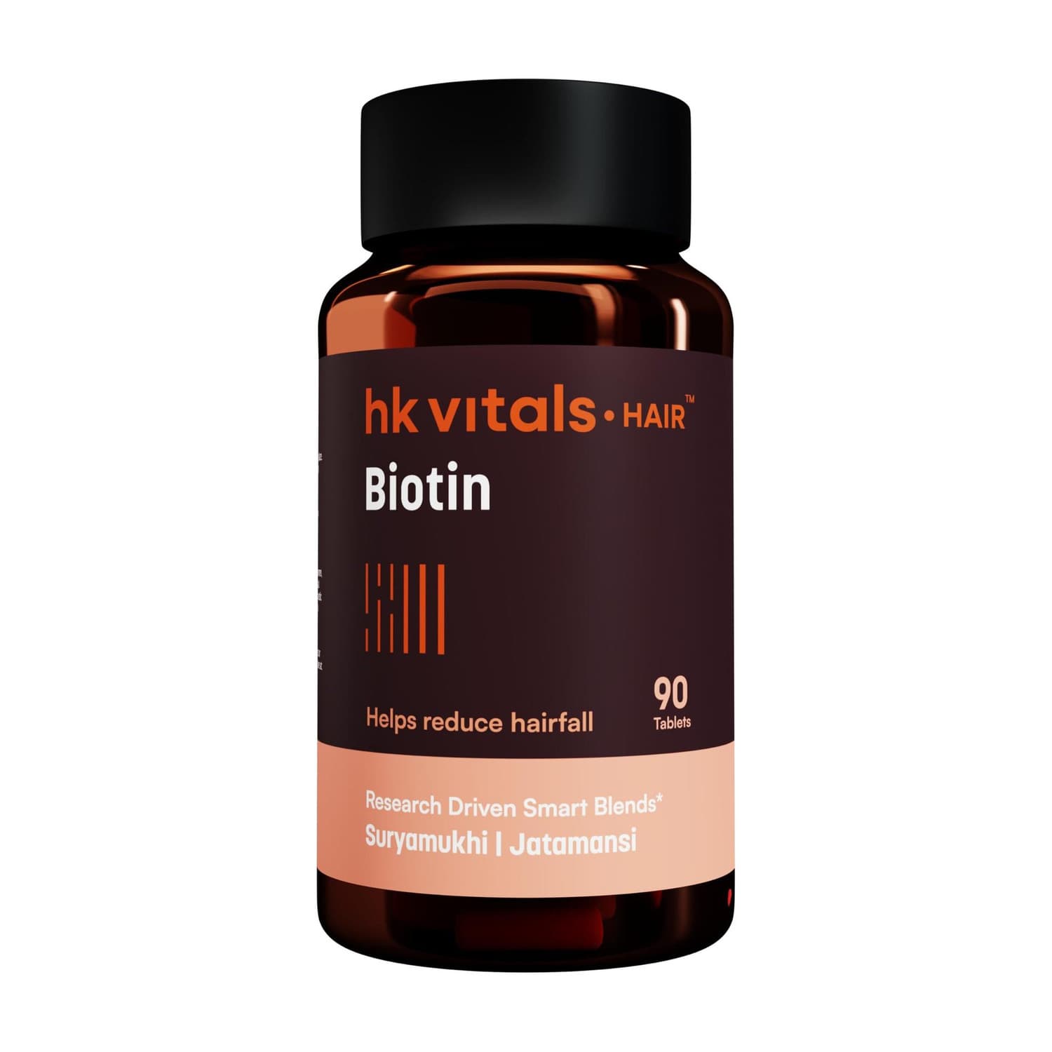 HEALTHKART HK Vitals Biotin Maximum Strength for Hair, Skin & Nails-10000 mcg (90 No)