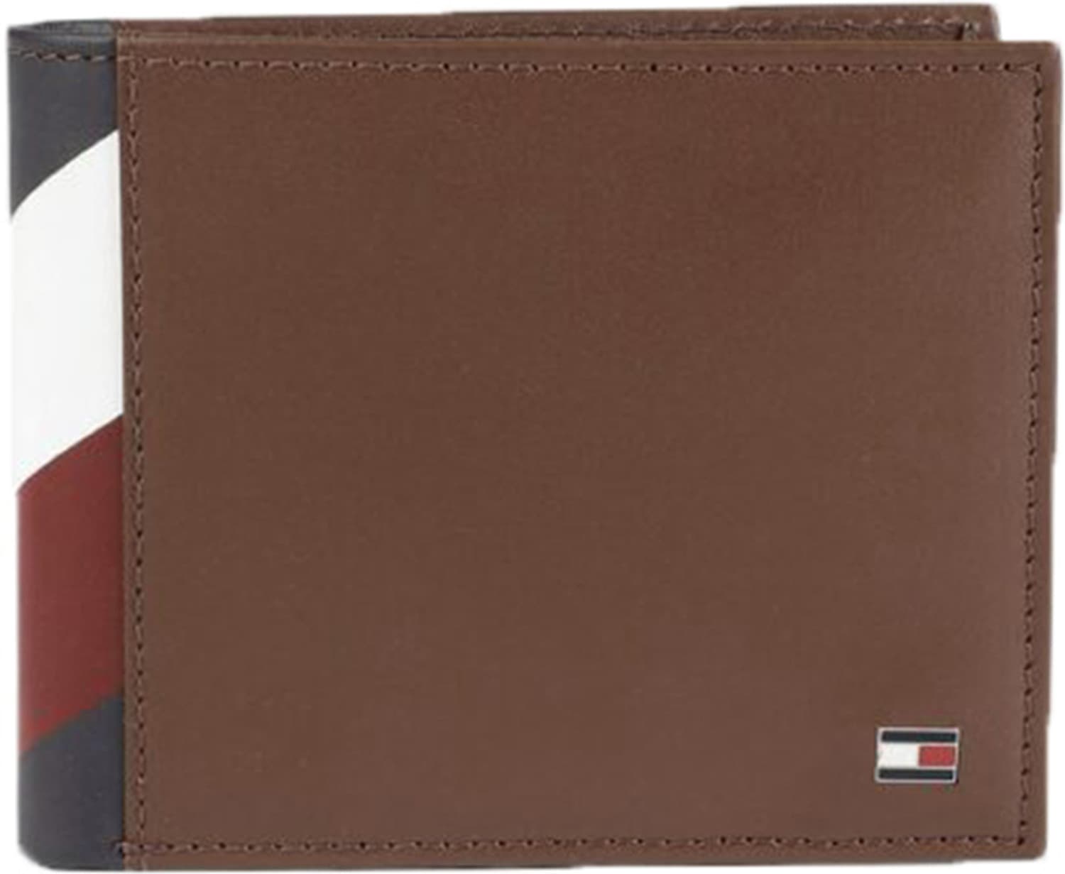 TOMMY HILFIGER Men Tan Genuine Leather Wallet